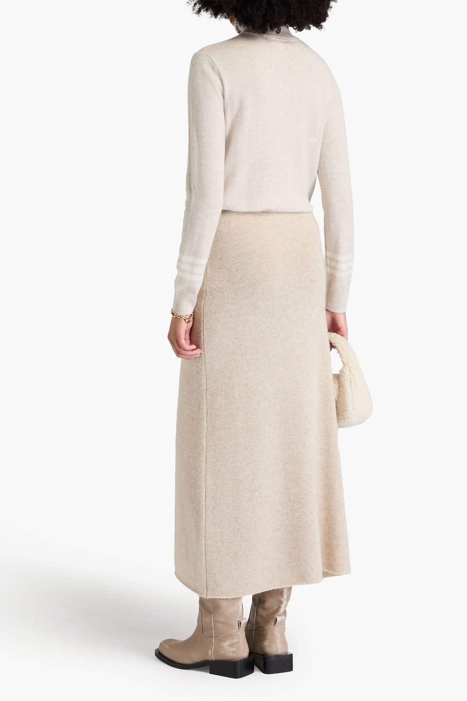 CHINTI & PARKER WOOL AND CASHMERE-BLEND TURTLENECK SWEATER