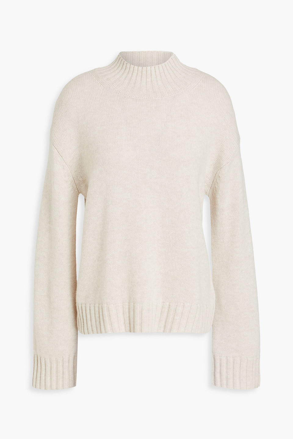 Chinti & Parker Wool And Cashmere-blend Turtleneck Sweater In Beige