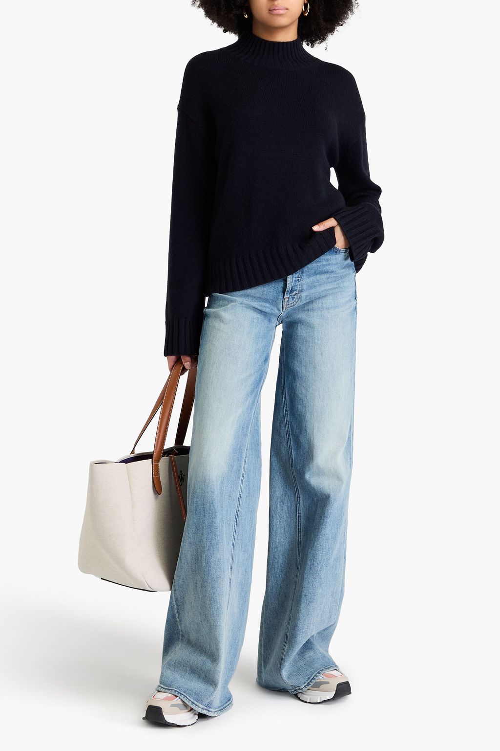 CHINTI & PARKER Wool and cashmere-blend turtleneck sweater