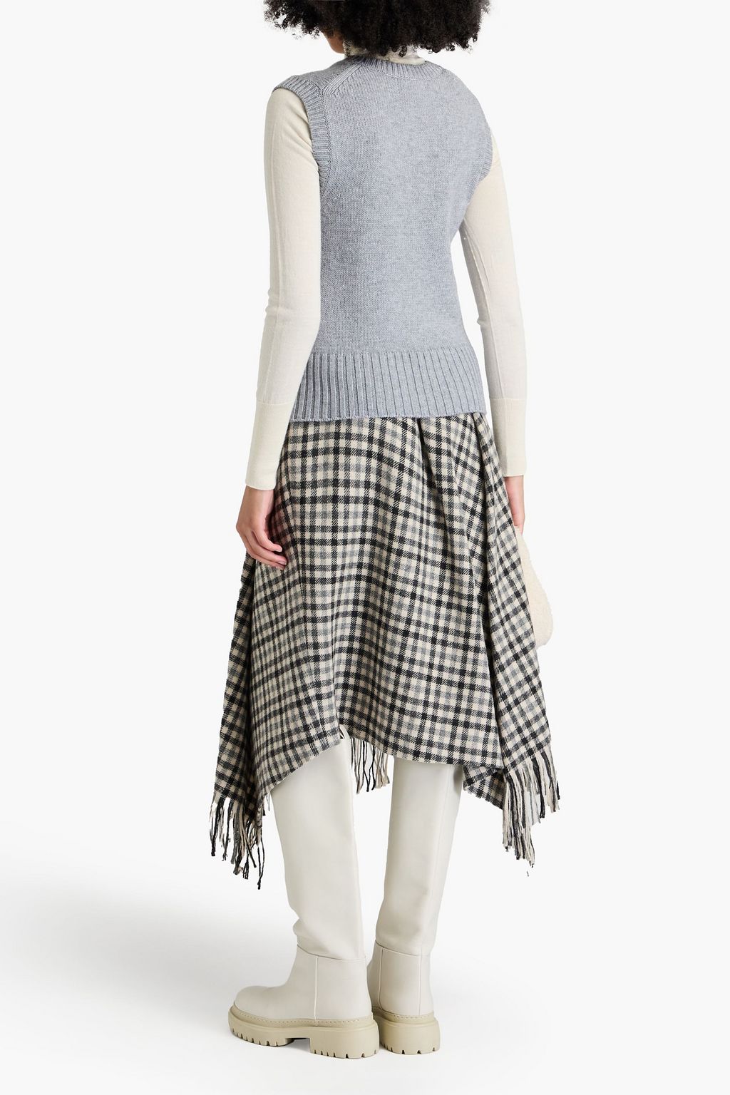 CHINTI & PARKER Wool and cashmere-blend vest