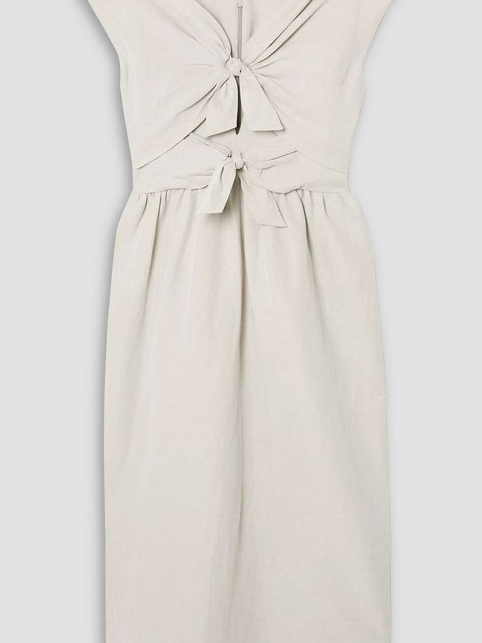 bea woven midi dress