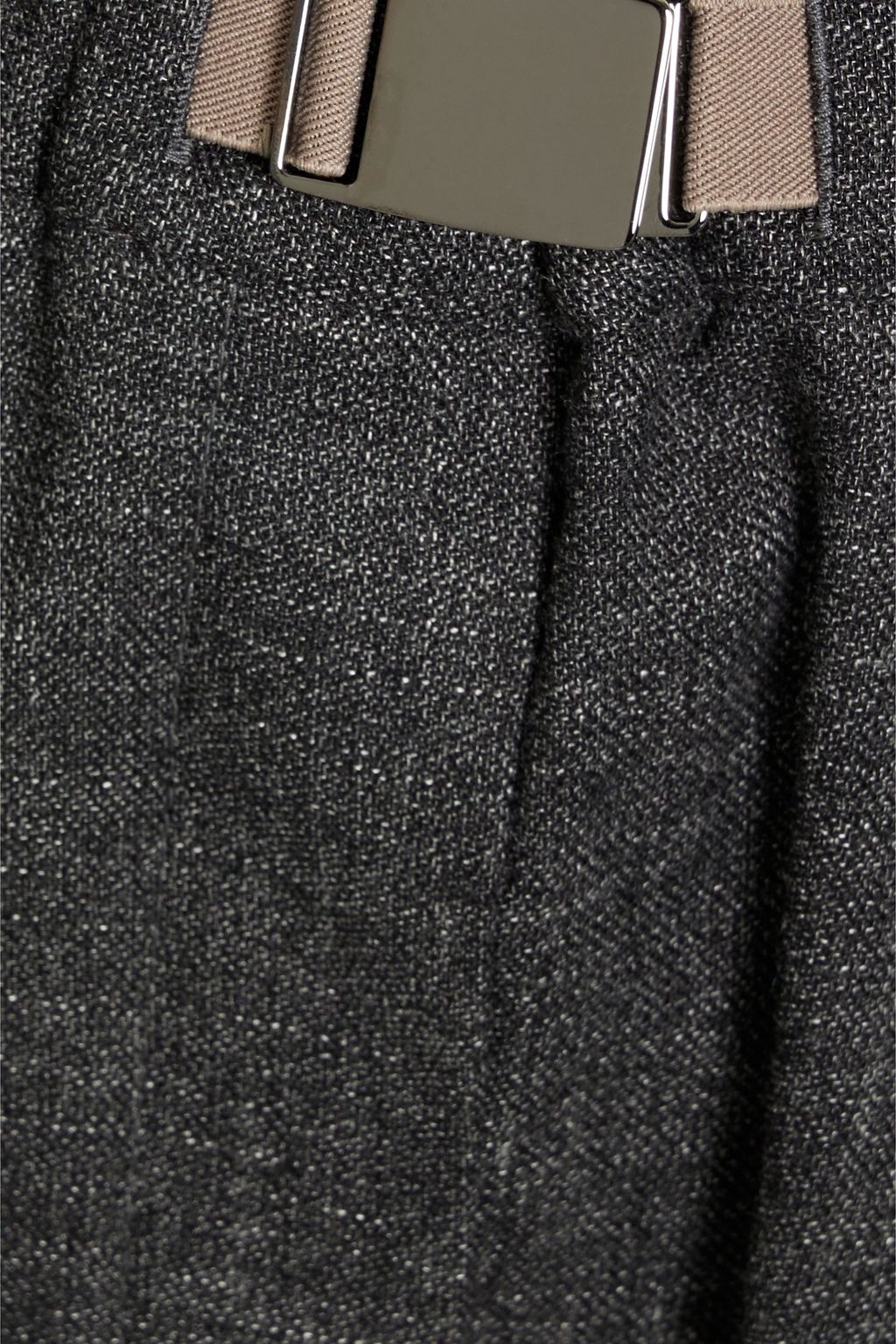 BRUNELLO CUCINELLI Belted tweed tapered pants
