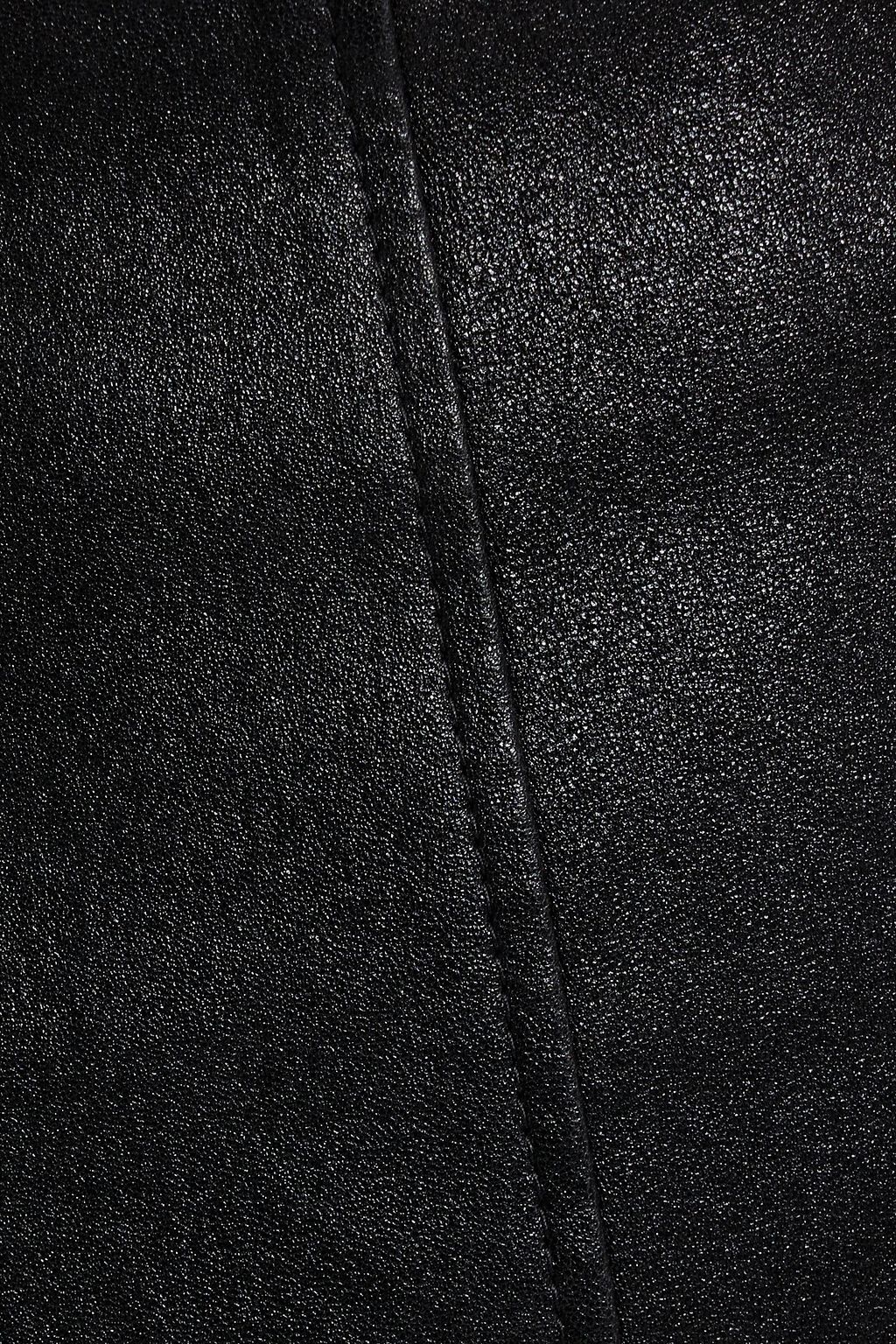 BRUNELLO CUCINELLI Leather midi skirt