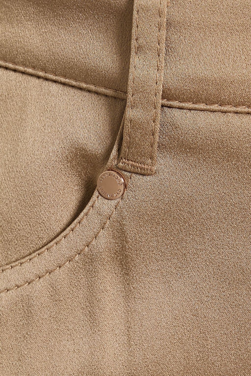 BRUNELLO CUCINELLI Satin-crepe midi skirt