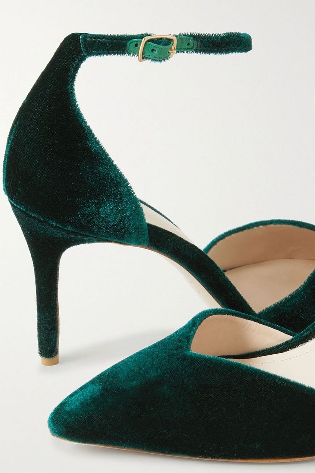 PORTE & PAIRE Velvet pumps