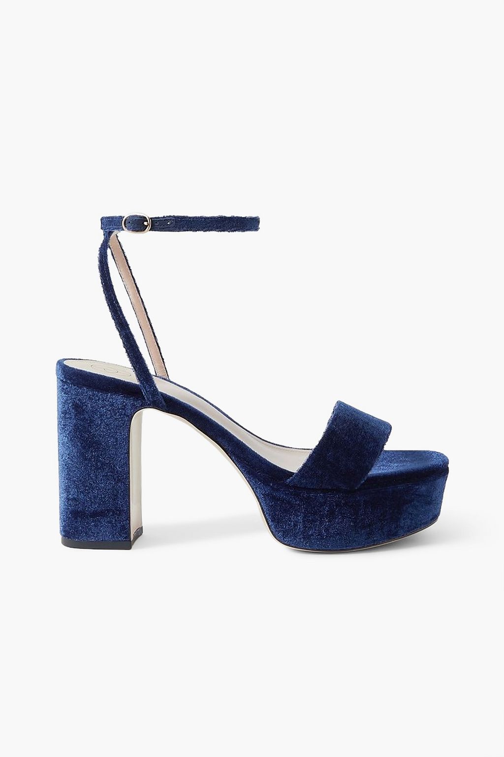 Platform velvet sandals sales