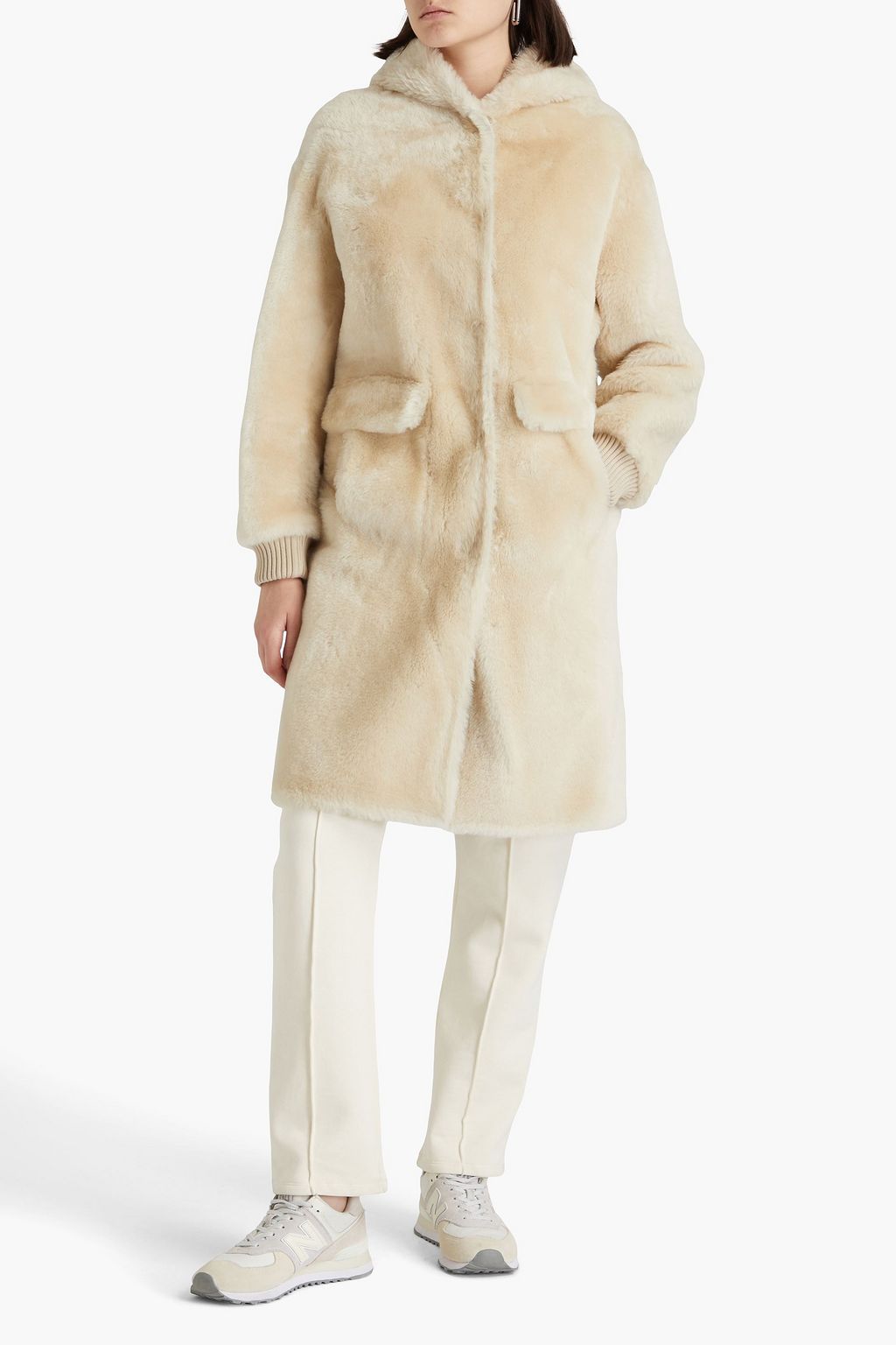 Yves salomon reversible shearling coat hotsell