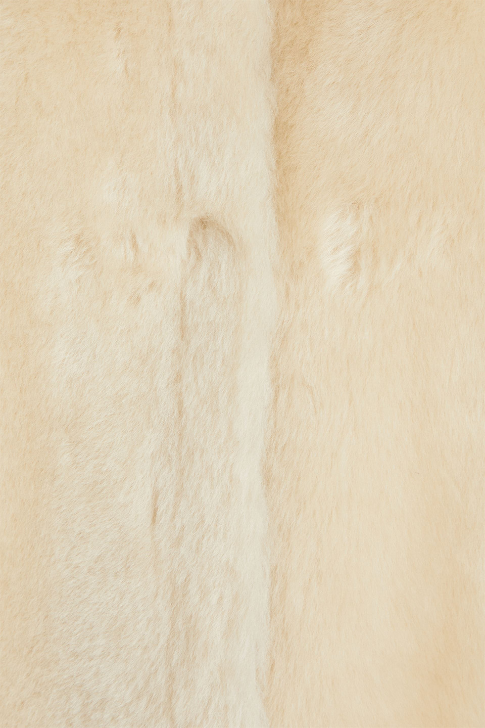 Shop Yves Salomon Shearling Jacket In Cream