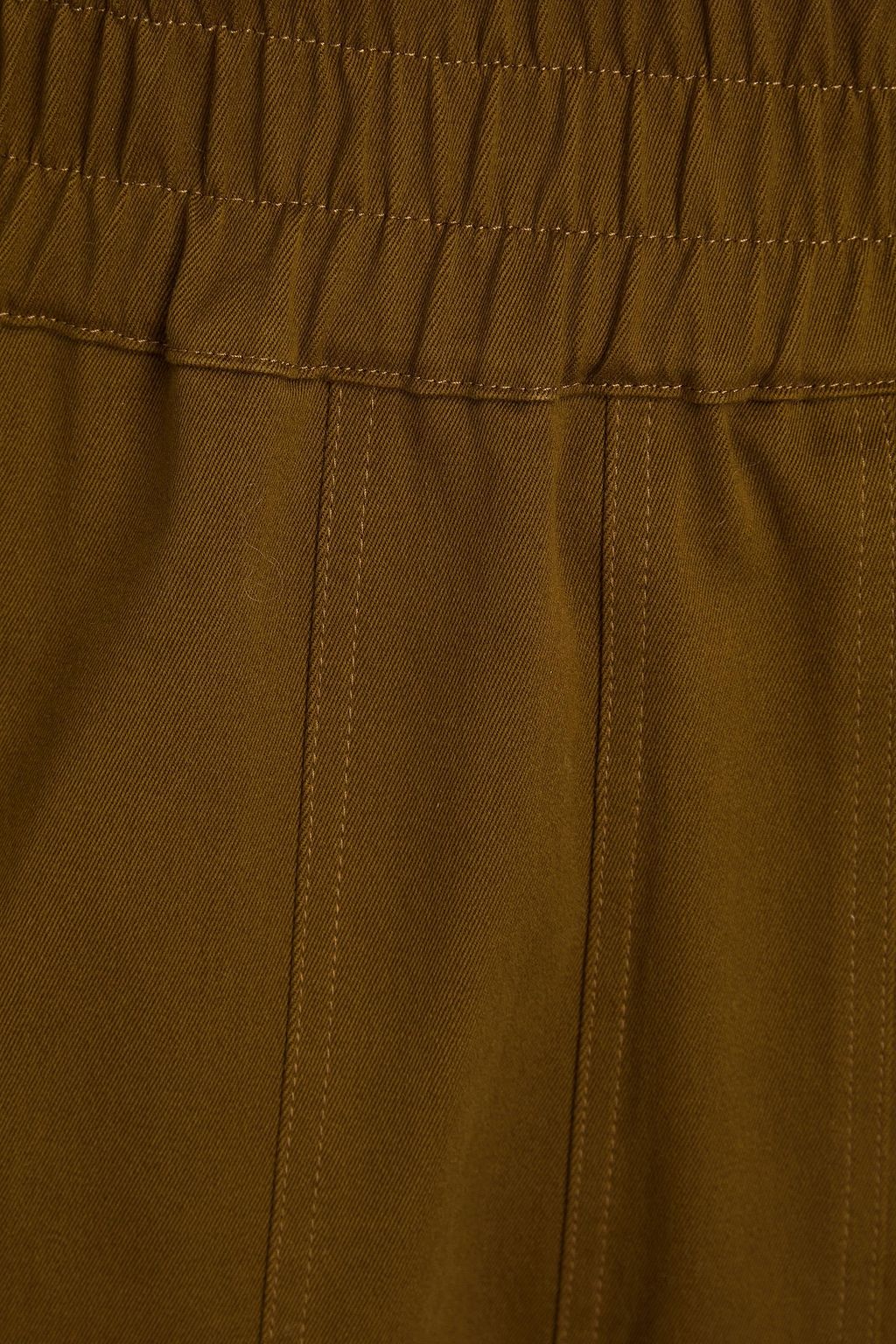 GENTRYPORTOFINO Cropped stretch-cotton twill tapered pants