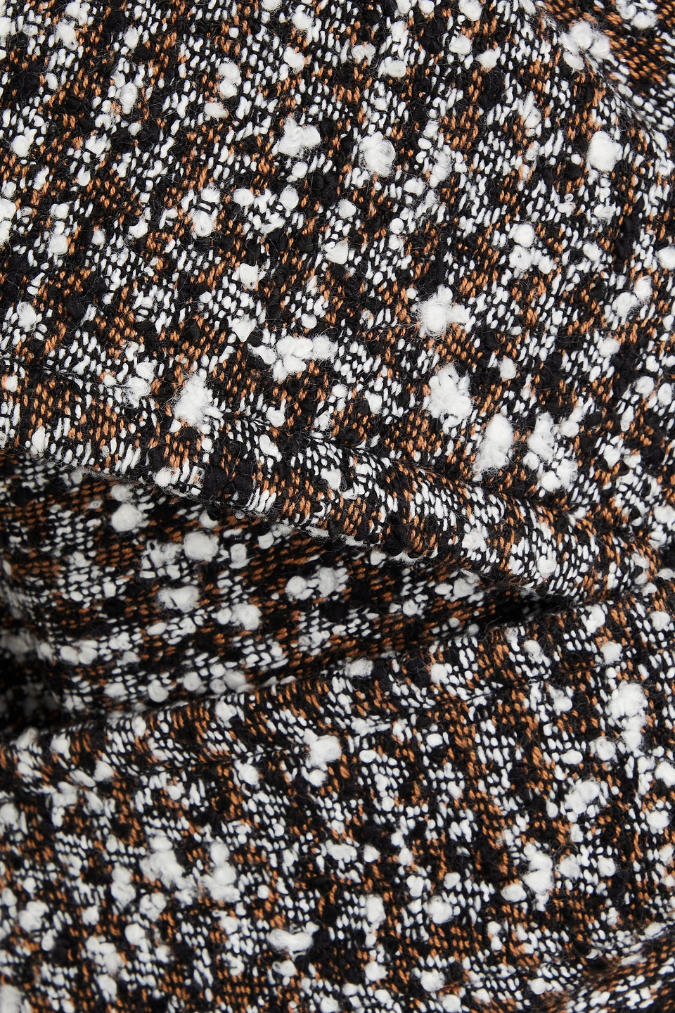 Joseph Bouclé-tweed Coat In Black