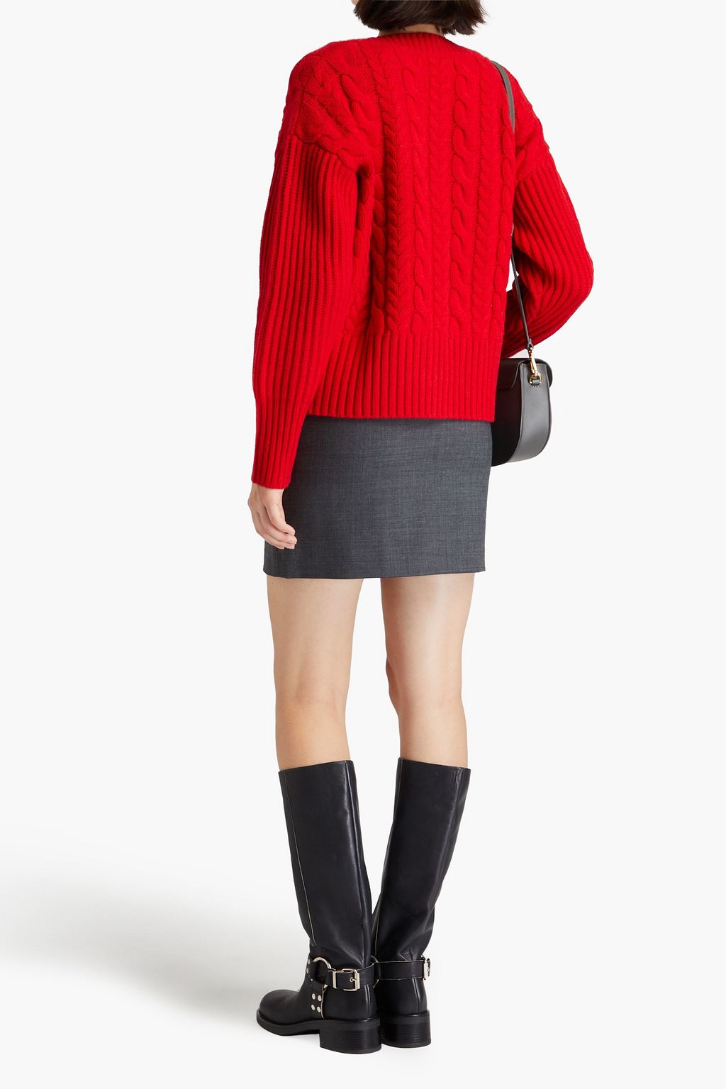 CHINTI & PARKER Aran cable-knit wool cardigan