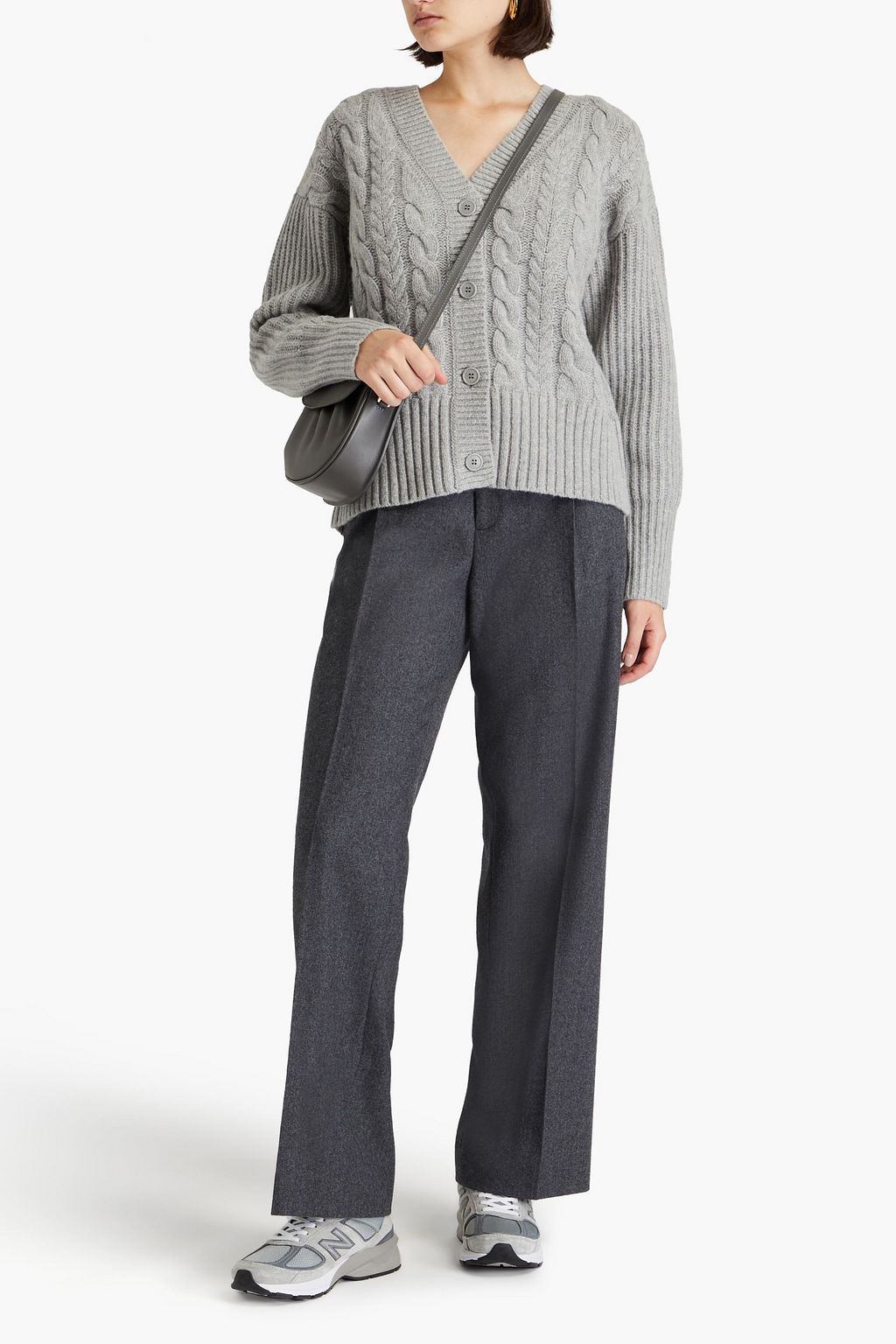 CHINTI & PARKER Aran cable-knit wool cardigan