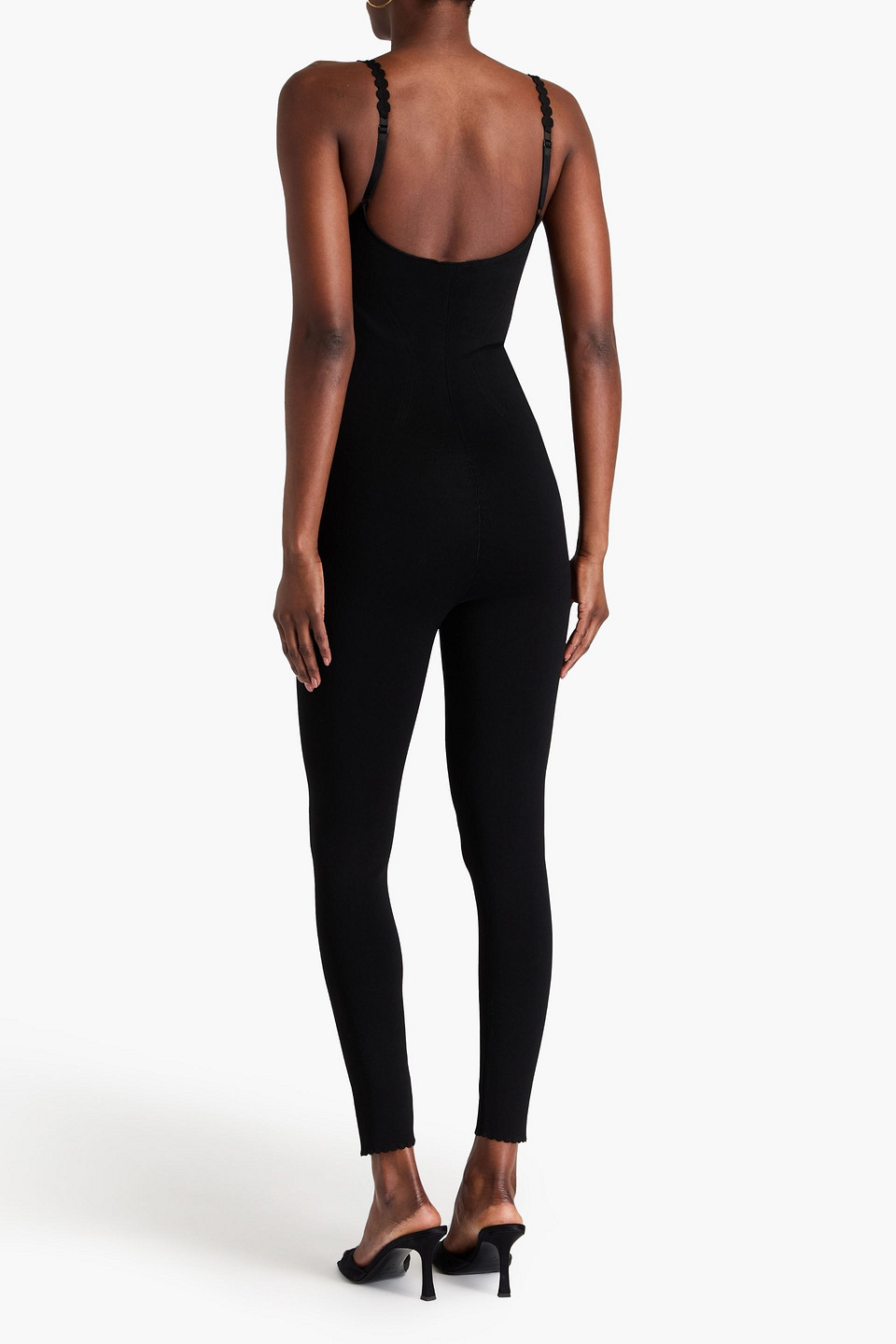 VICTORIA BECKHAM STRETCH-KNIT JUMPSUIT