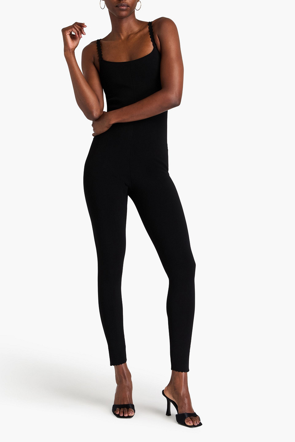 VICTORIA BECKHAM STRETCH-KNIT JUMPSUIT