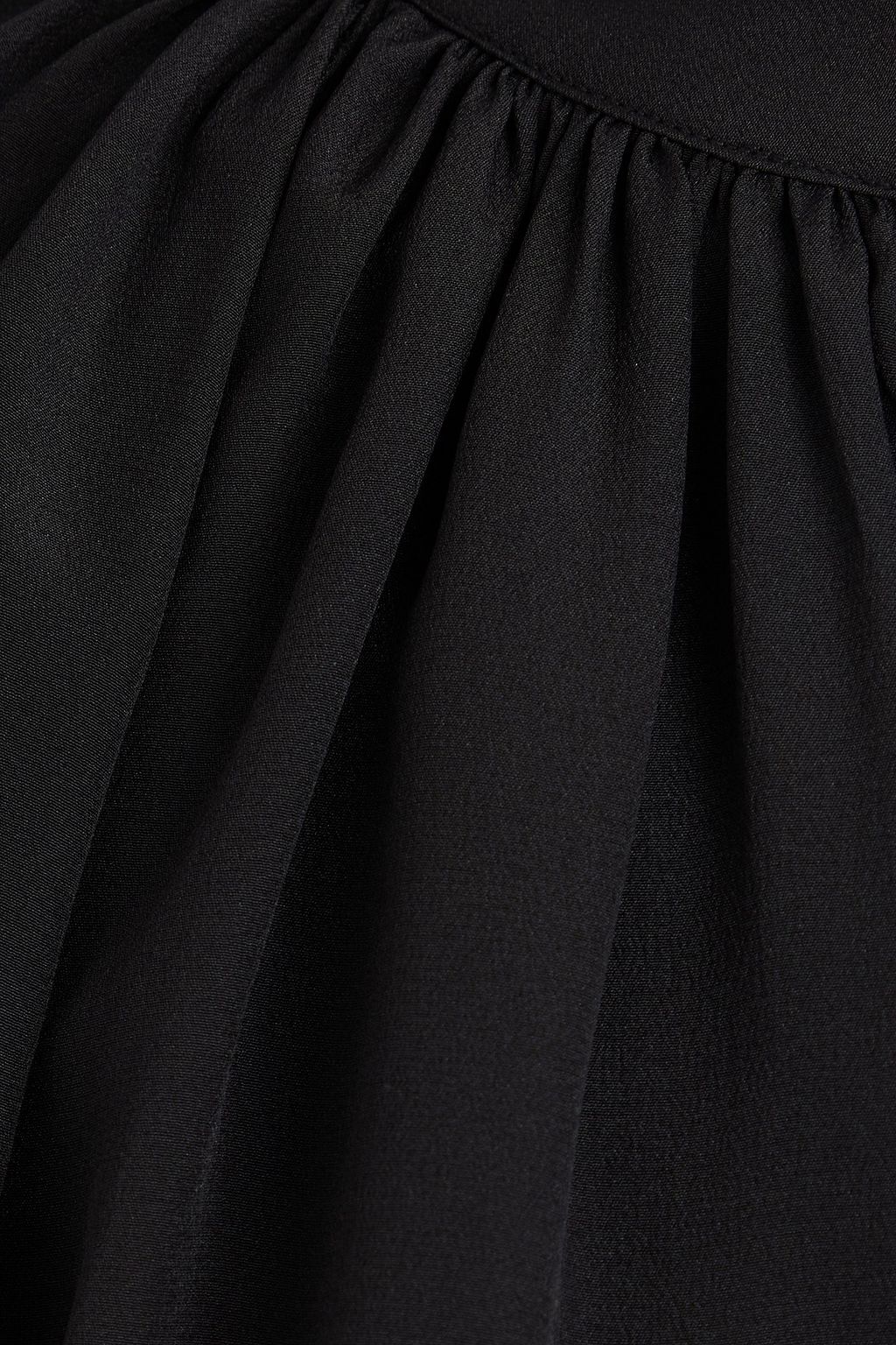 JOSEPH Gathered silk crepe de chine blouse