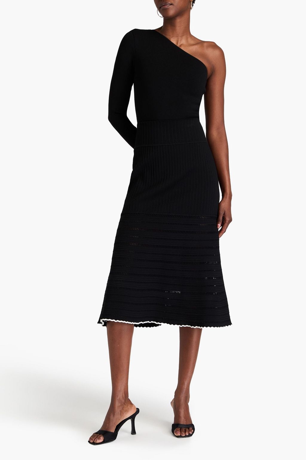 VB BODY VICTORIA BECKHAM بودي سوت من نسيج مطاط بِكُم واحد