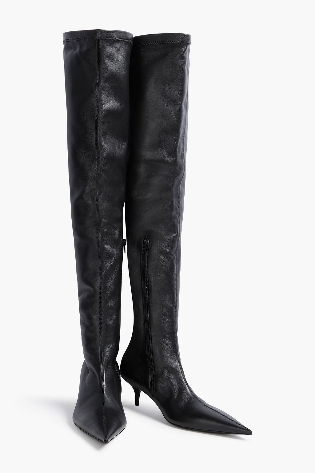 BALENCIAGA Avenue stretch-leather thigh boots
