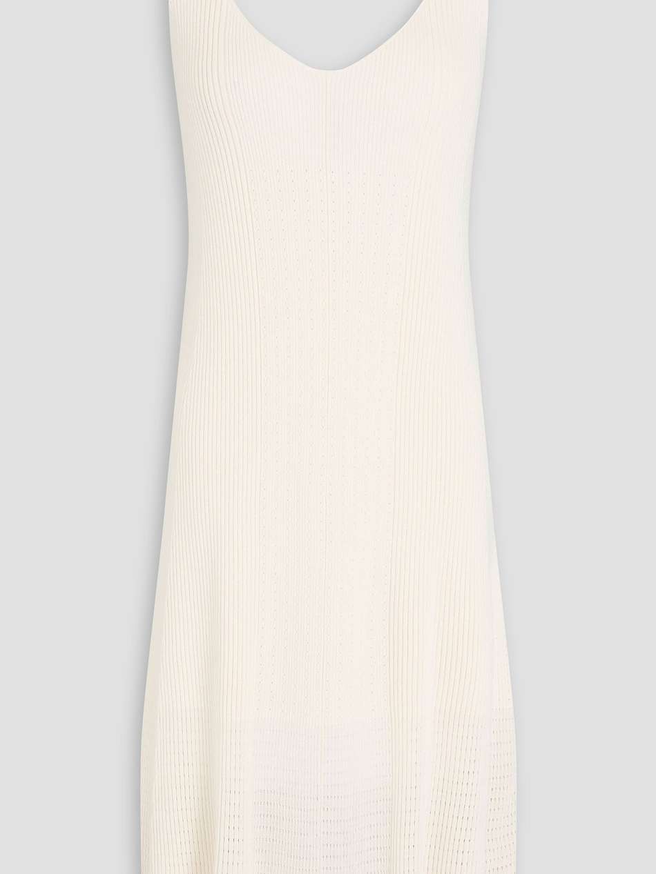 ribbed-knit dress