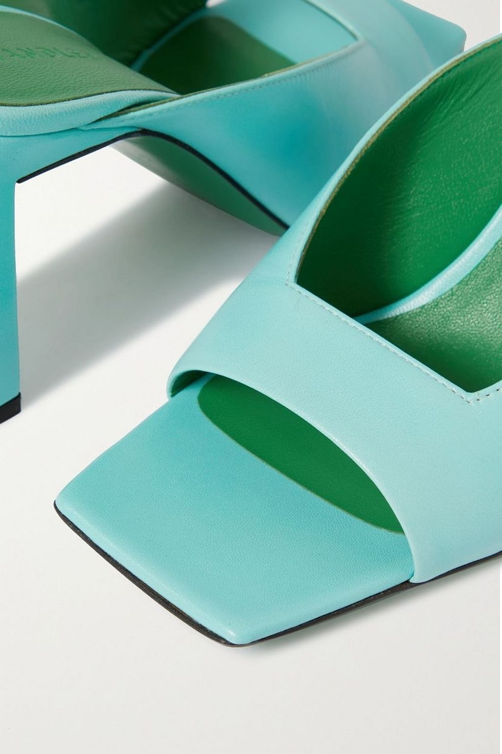WANDLER Isa leather mules