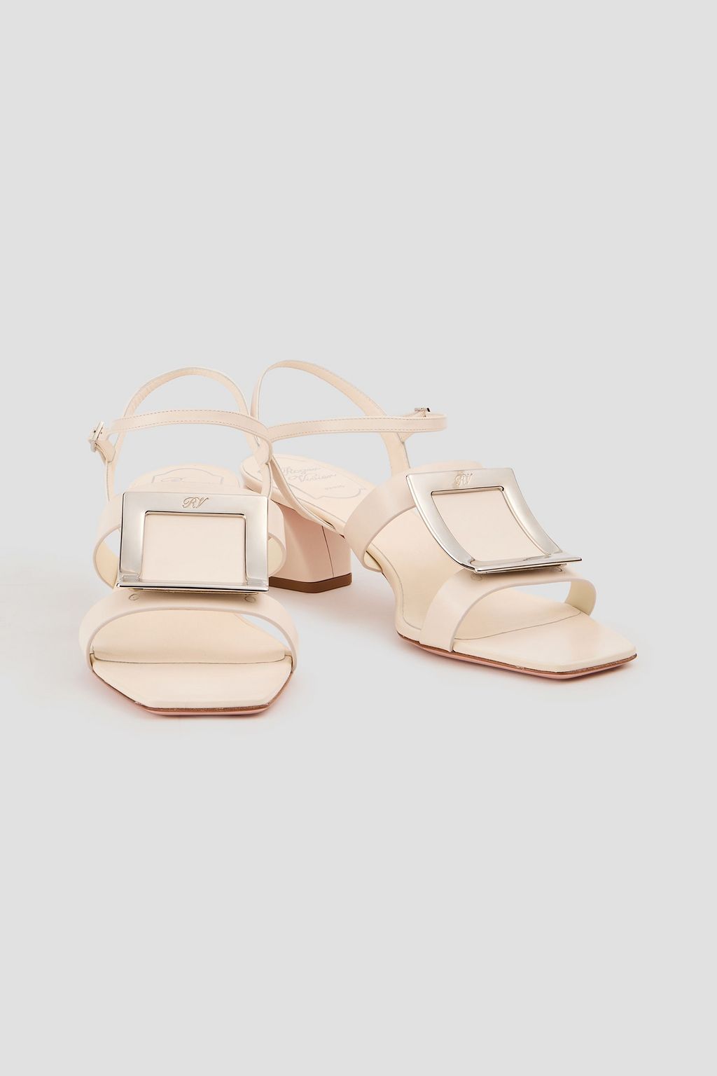 ROGER VIVIER Embellished leather sandals
