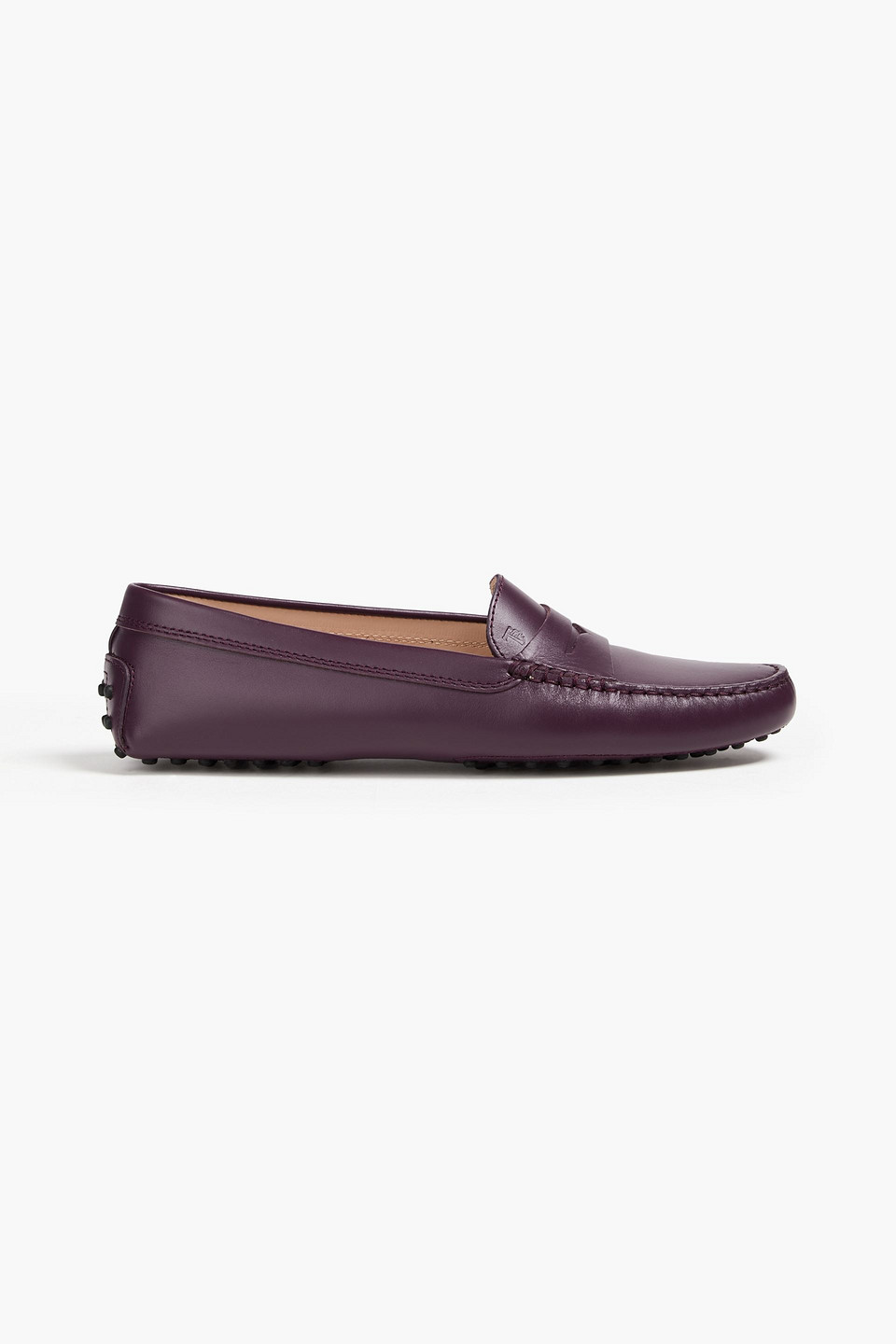 Tod's - Leather loafers - Purple - EU 36.5