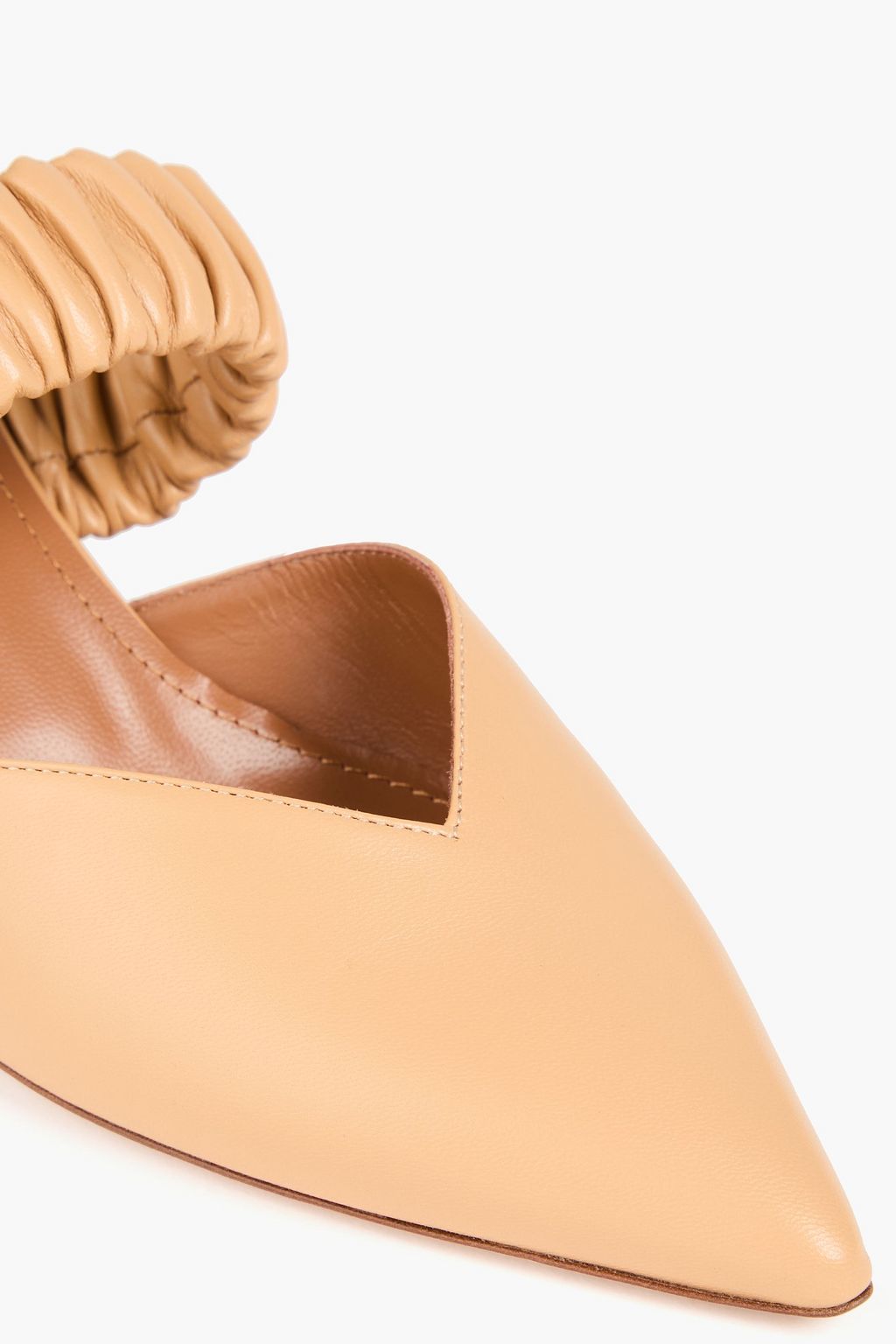 MALONE SOULIERS Matilda 45 gathered leather mules