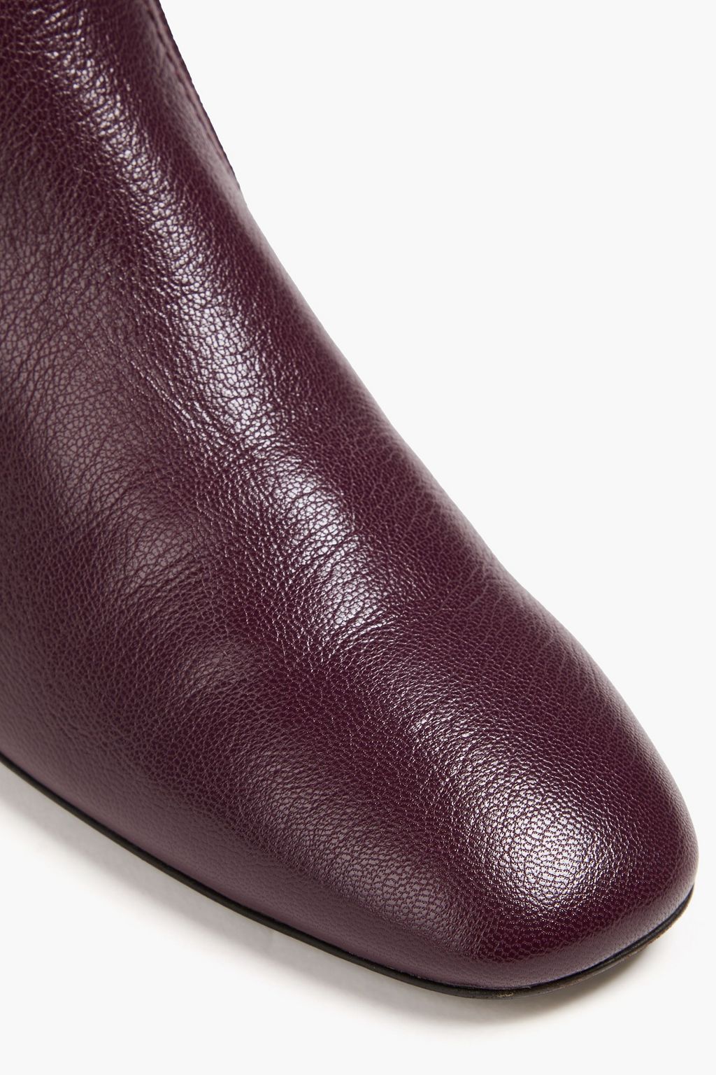 TOD'S بوت بطول الكاحل من الجلد بملمس نافر
