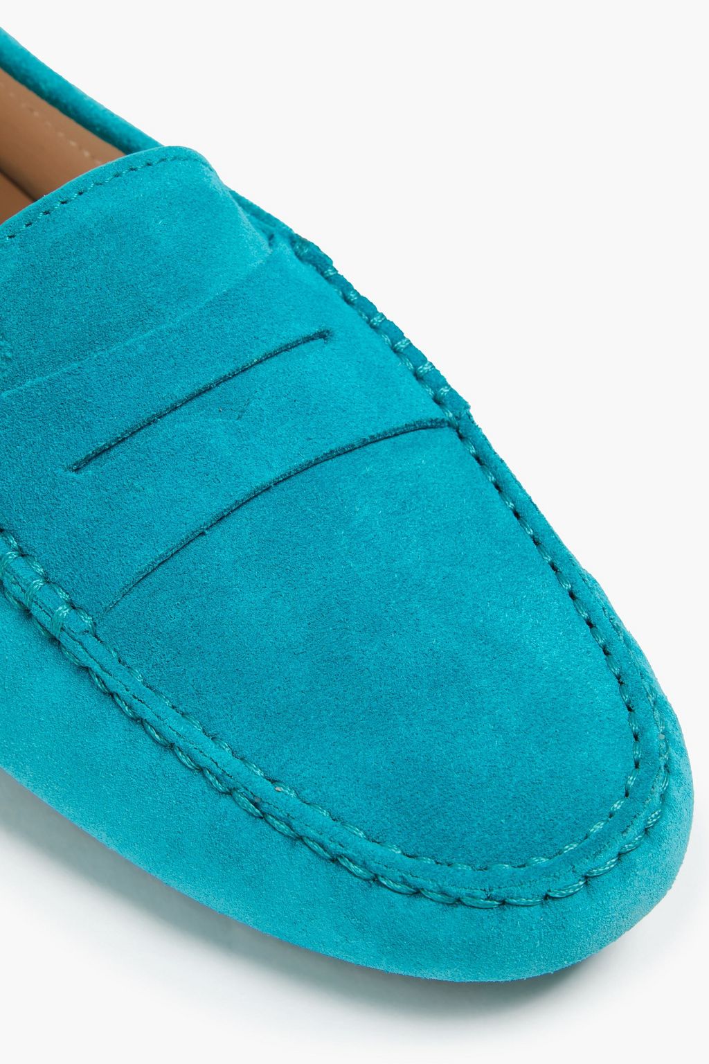 TOD'S 고미노 스웨이드 로퍼