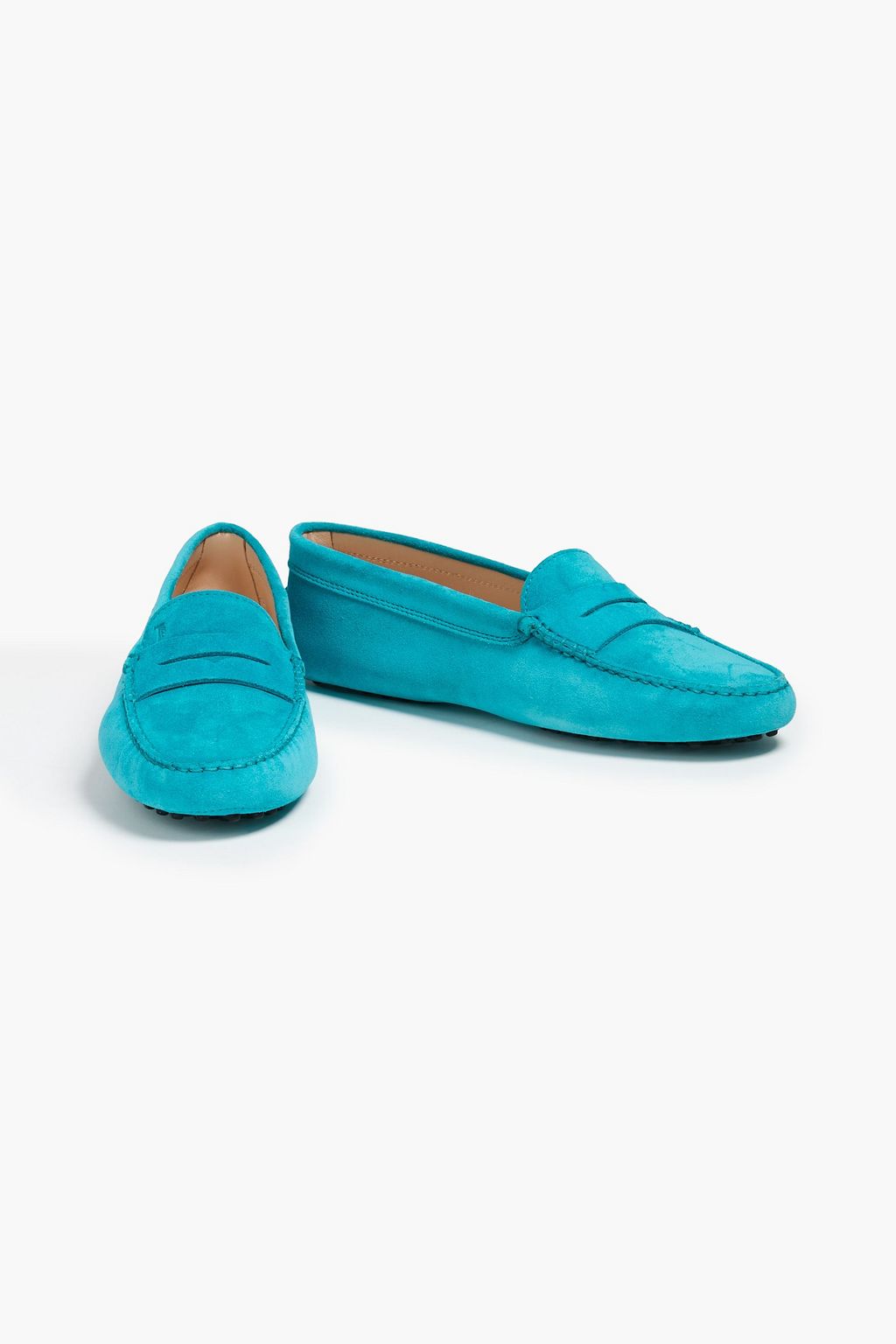 TOD'S 고미노 스웨이드 로퍼