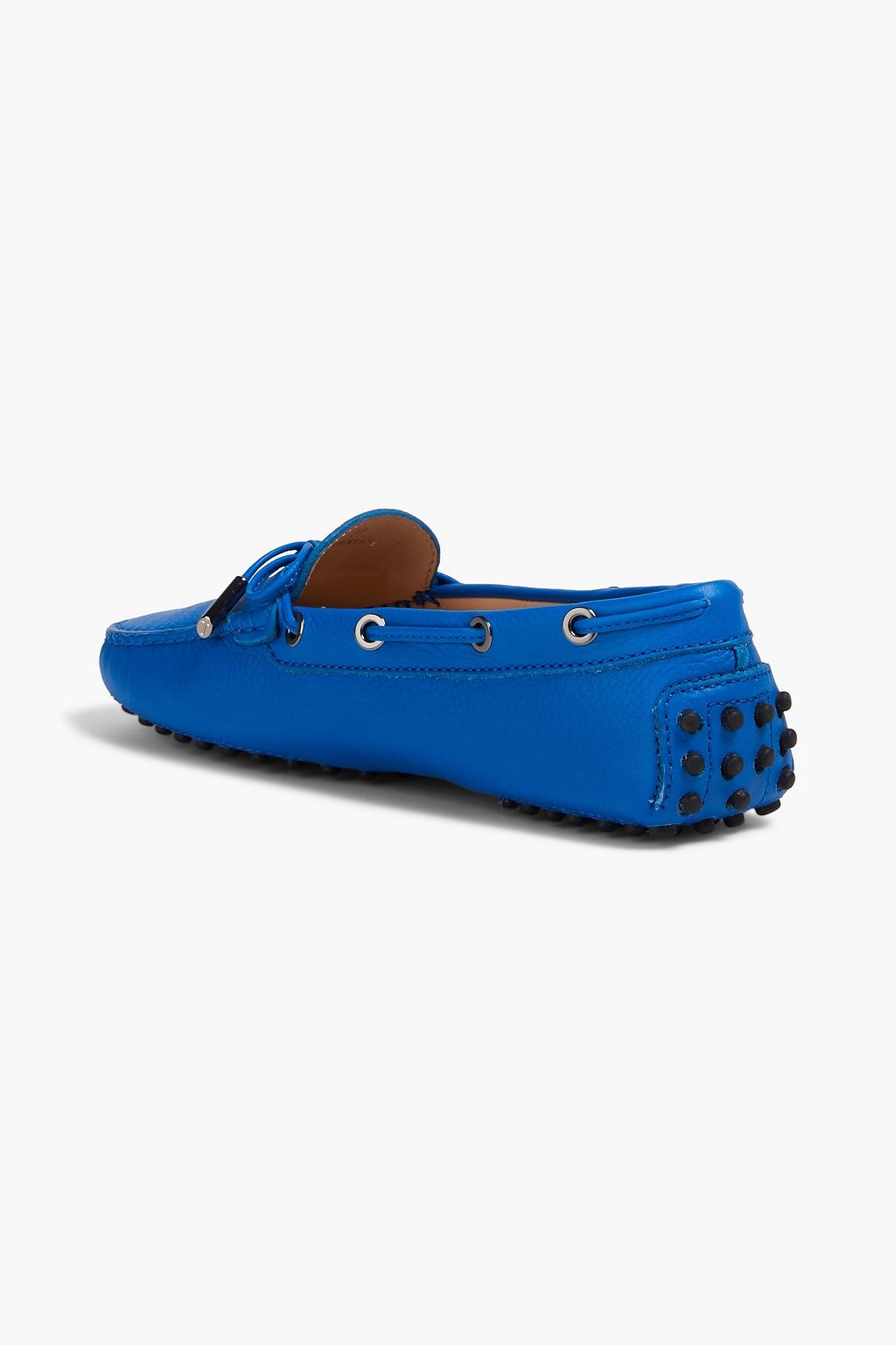 TOD'S حذاء لوفر Heaven Lacetto من الجلد المُحبّب