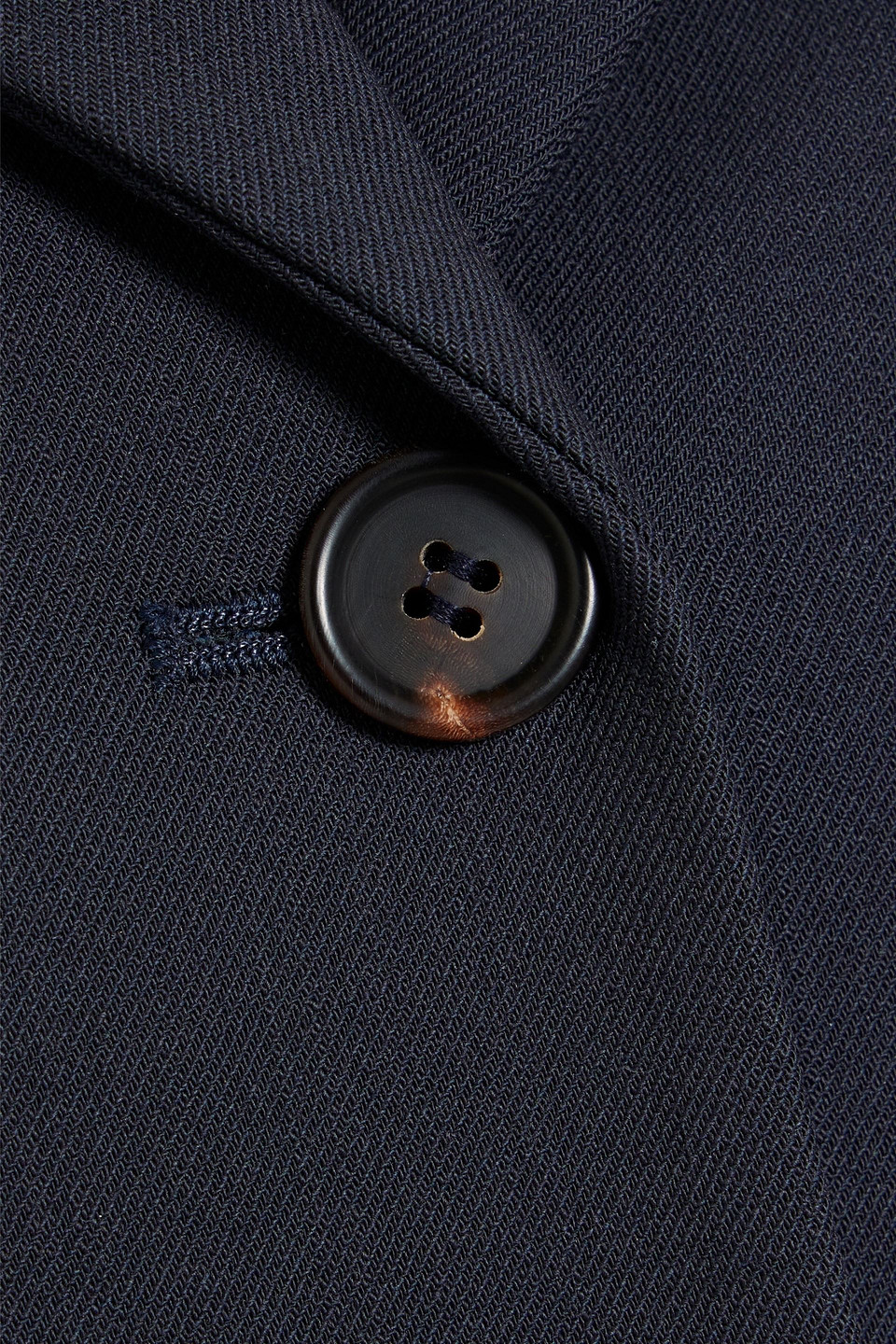 BRUNELLO CUCINELLI BEAD-EMBELLISHED WOOL-BLEND TWILL BLAZER