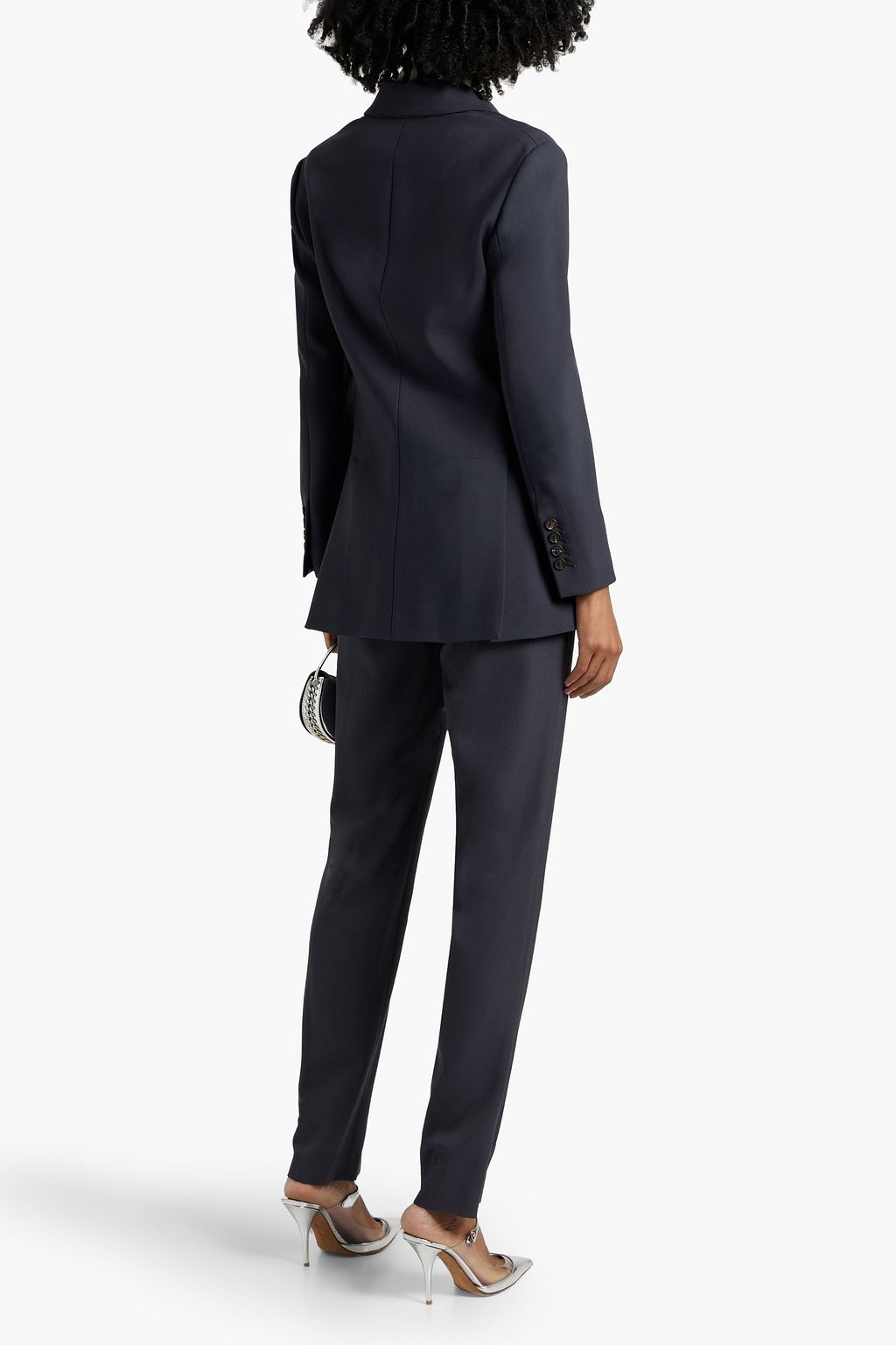 BRUNELLO CUCINELLI Bead-embellished wool-blend twill blazer