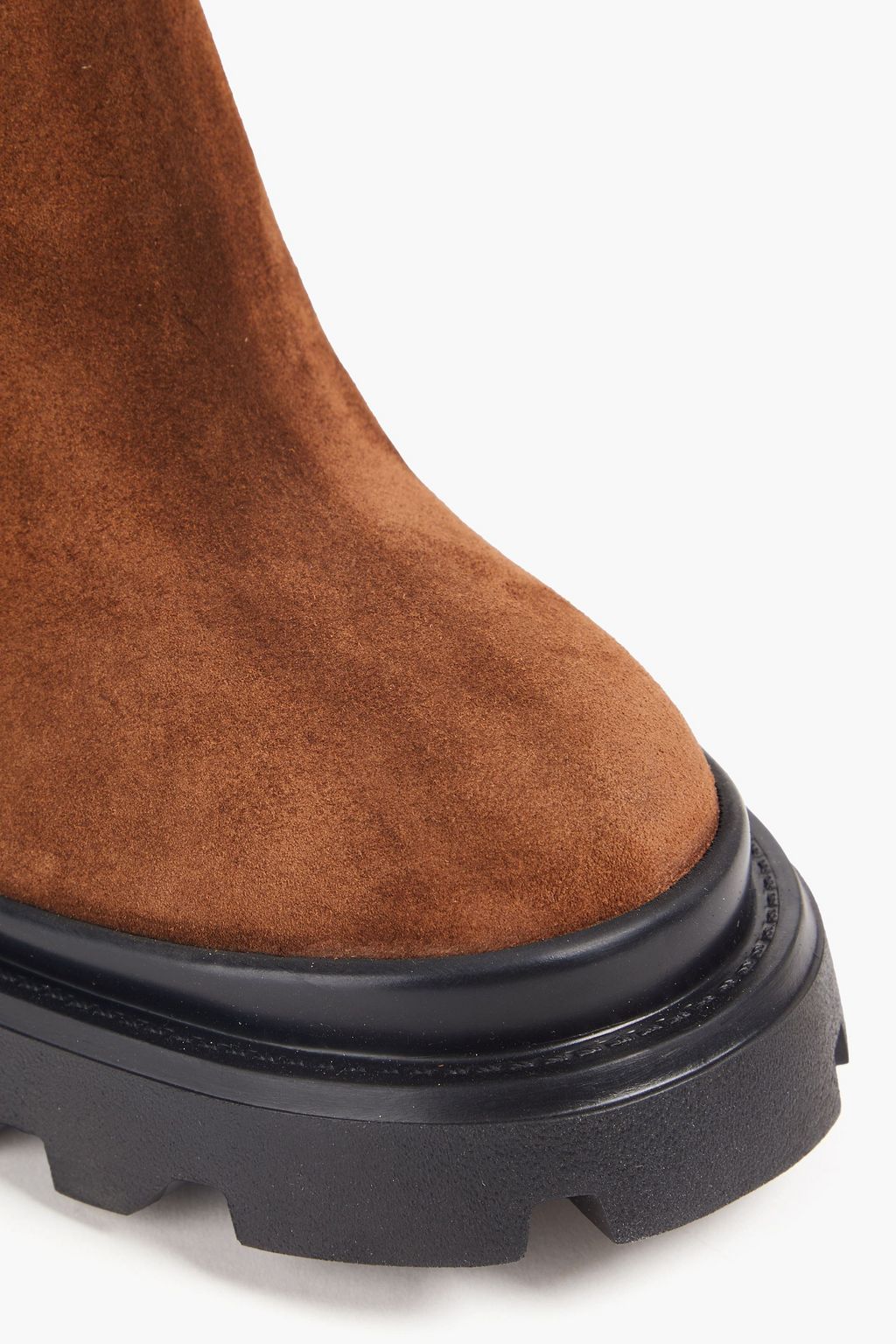 TOD'S بوت بطول الكاحل من جلد السويد