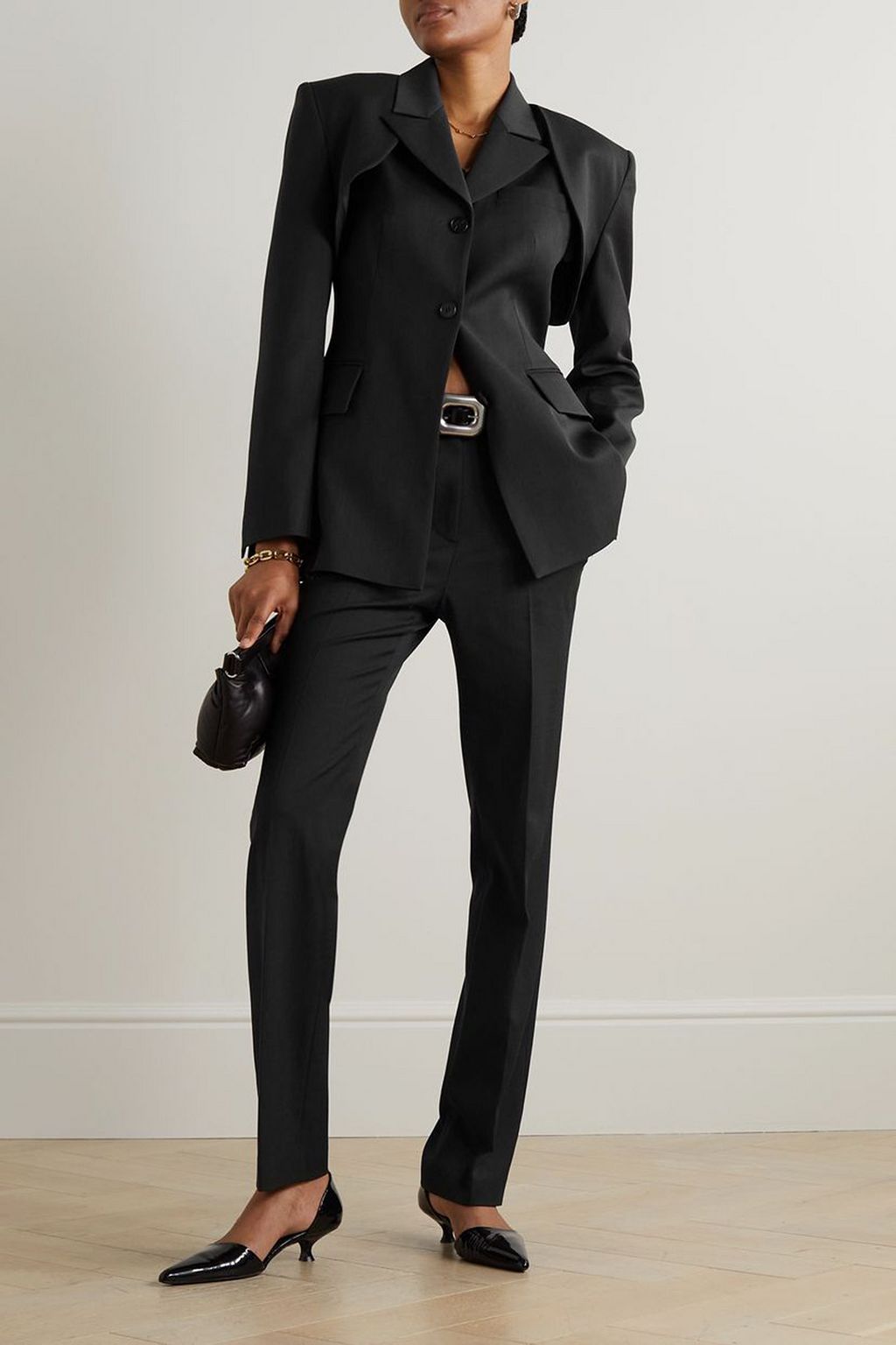 LVIR Wandelbarer Blazer aus Gabardine