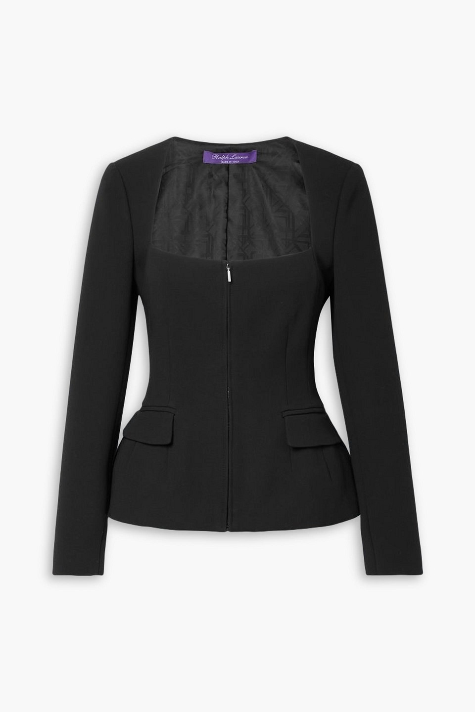 Ralph Lauren Chantria Wool-blend Peplum Jacket