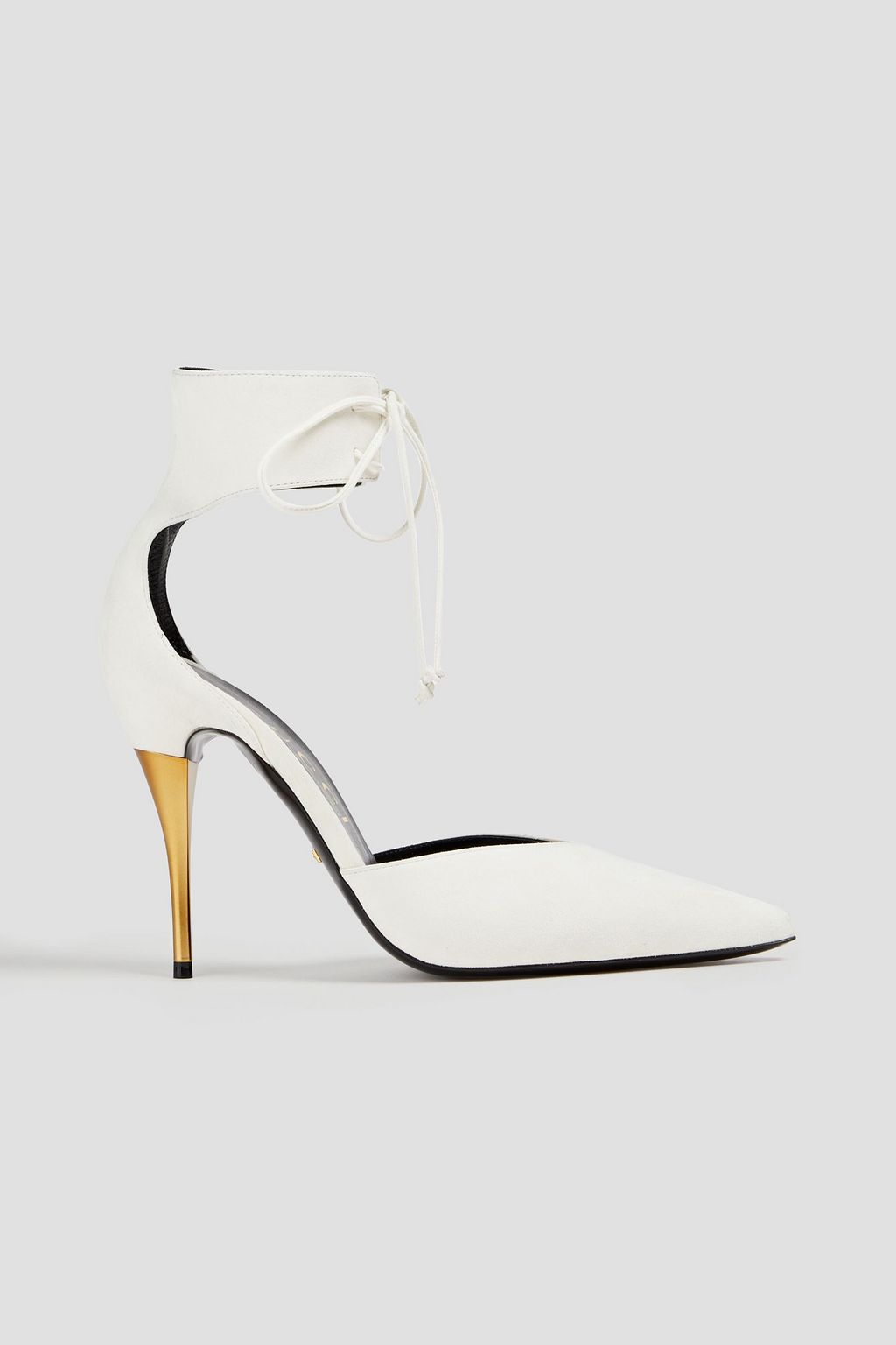 White gucci heels discount