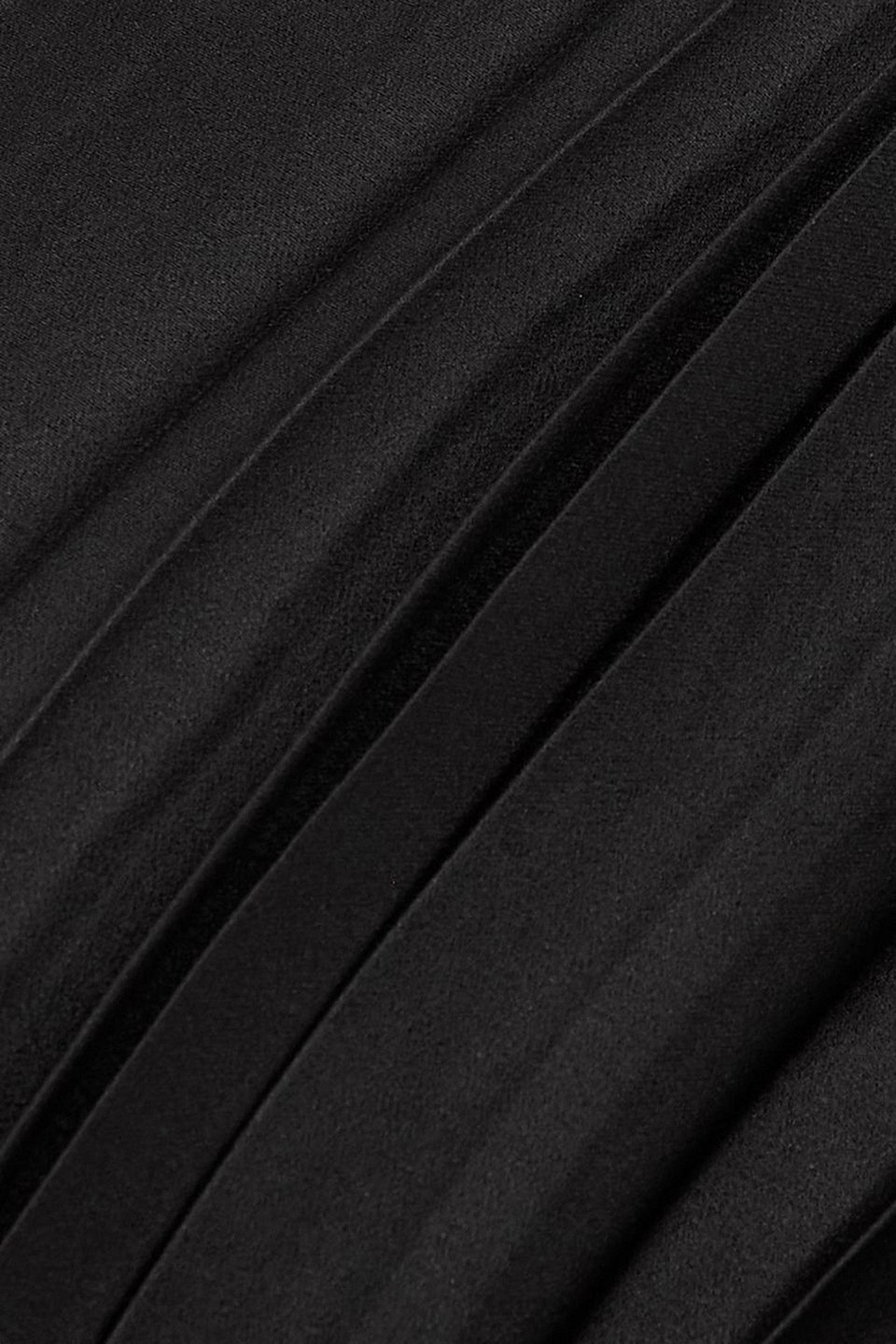 Joseph Hart Oversized Padded Plissé-satin Jacket In Black