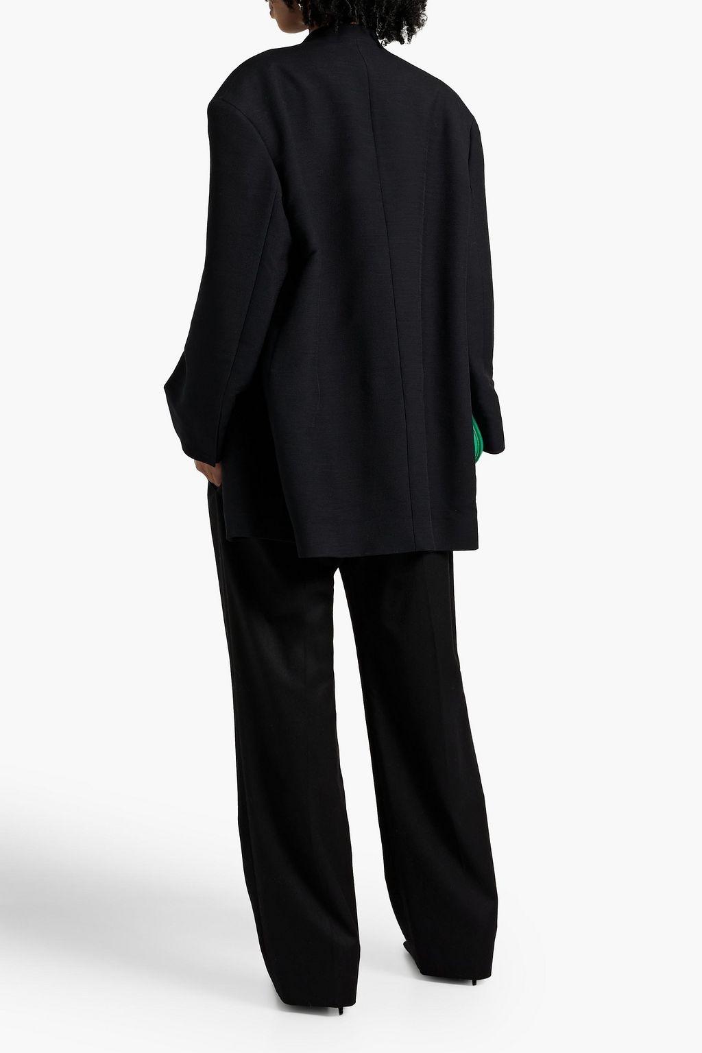 ACNE STUDIOS Oversized wool-blend piqué blazer