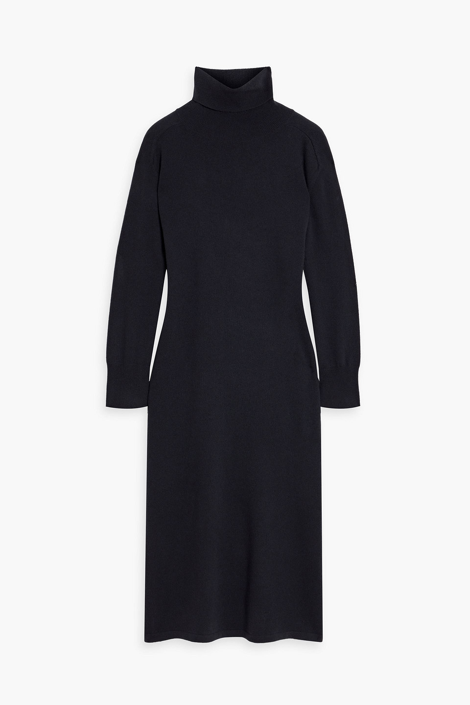 Arch4 Lily Cashmere Turtleneck Midi Dress In Charcoal