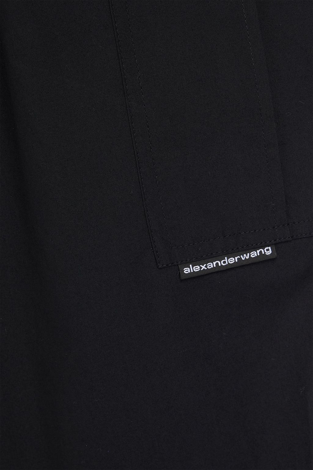 ALEXANDERWANG.T 코튼 포플린 와이드 카고 팬츠