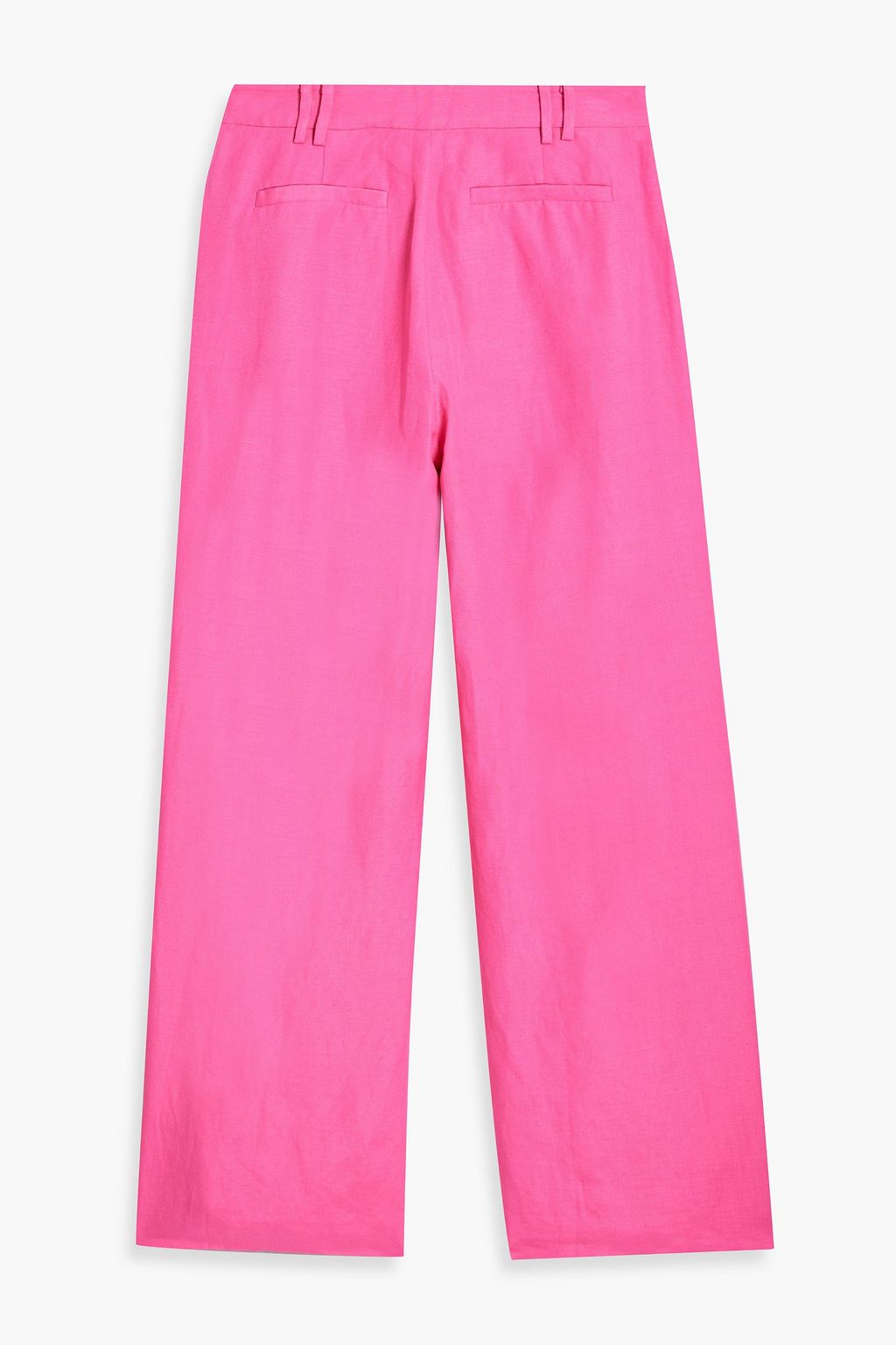 AJE. Linen-blend straight-leg pants