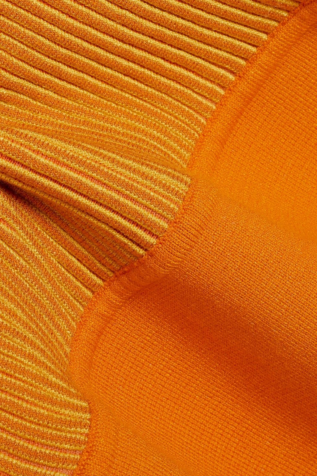 JACQUEMUS Maille Turbi twisted ribbed-knit mini dress