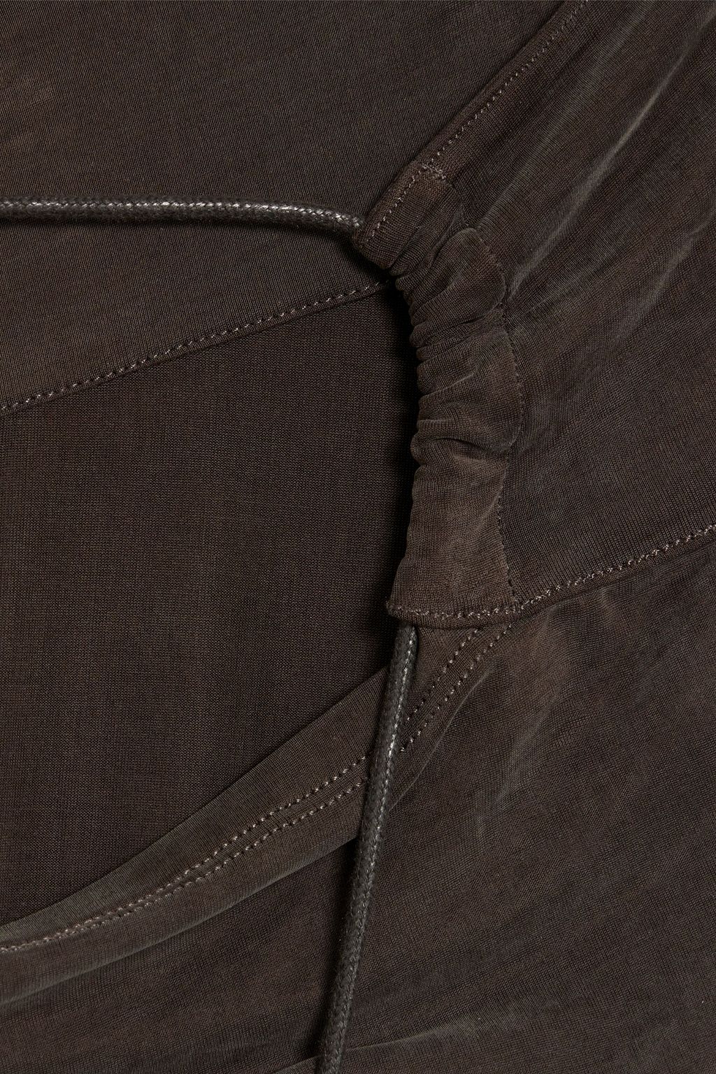 JACQUEMUS Cupro-blend jersey mini skirt