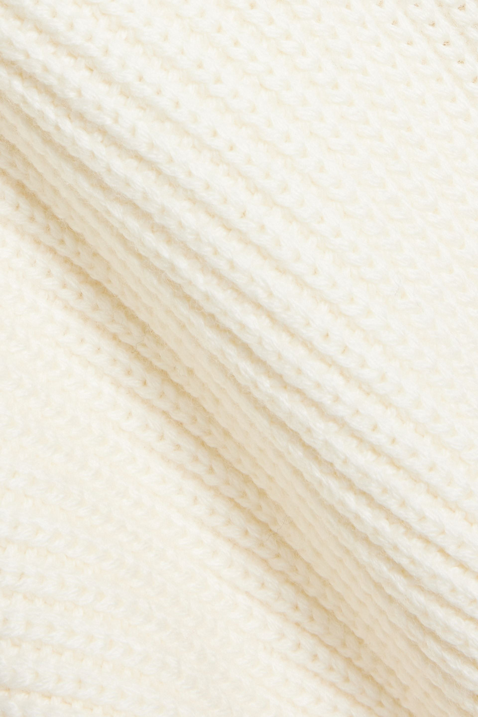 JACQUEMUS RIBBED MERINO WOOL HALF-ZIP BODYSUIT