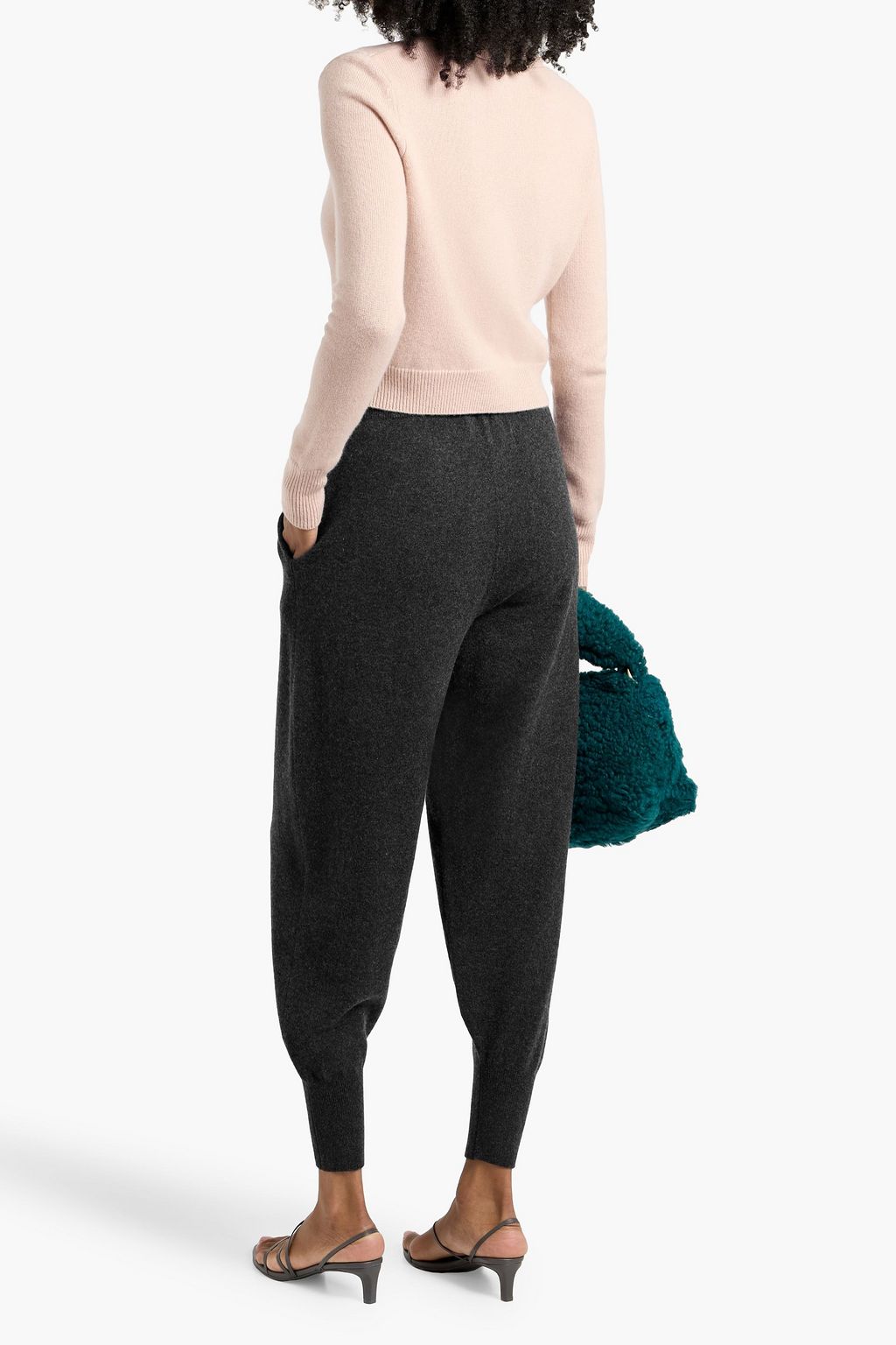 FRAME Cashmere-blend track pants