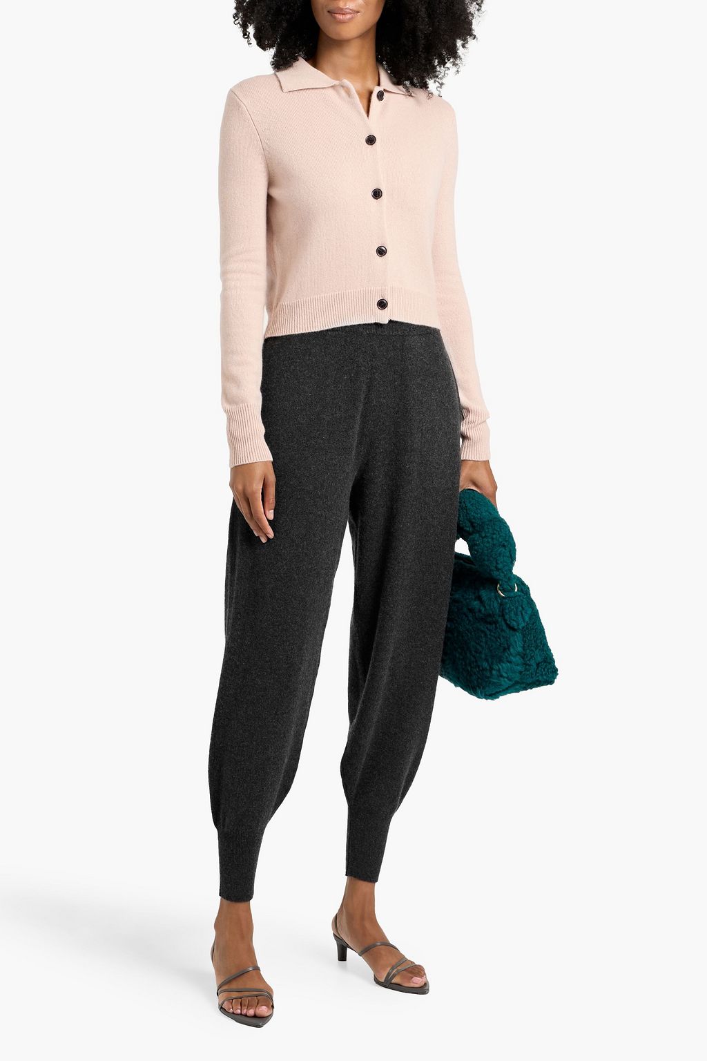 FRAME Cashmere-blend track pants