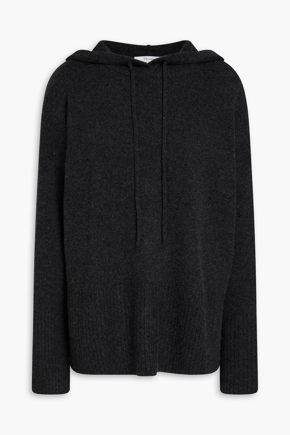 Frame Cashmere Hoodie In Gray
