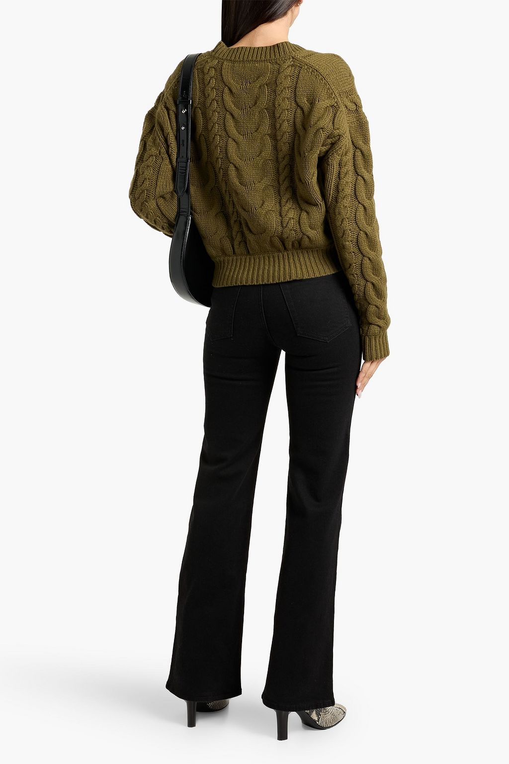 FRAME The Arrow high-rise bootcut jeans