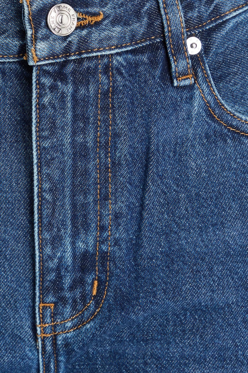 FRAME Le Jane Ankle high-rise straight-leg jeans