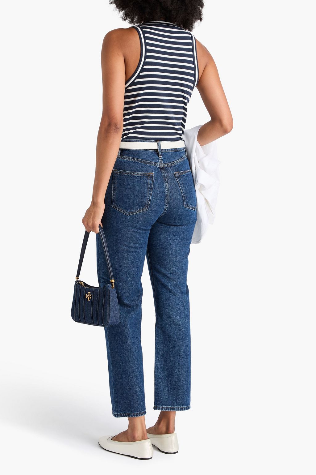 FRAME Le Jane Ankle high-rise straight-leg jeans